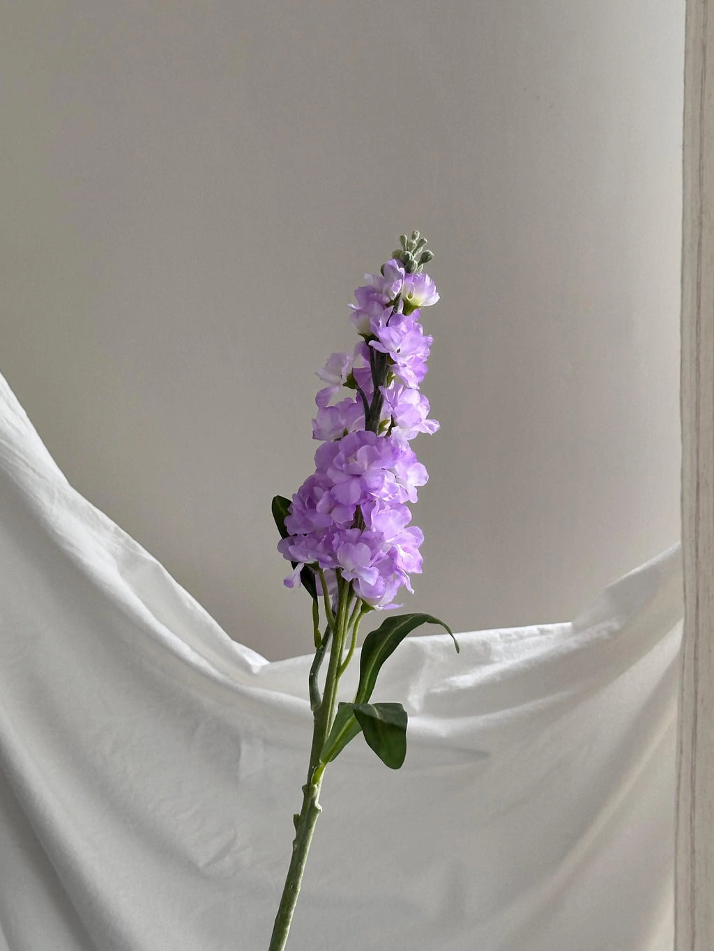 Artificial Delphinium Blossom Branch With Buds Faux Flower Place