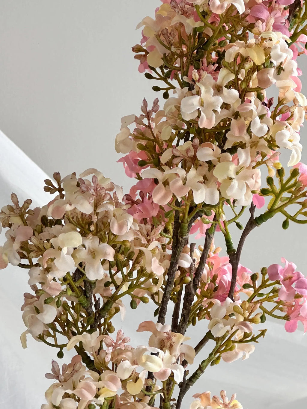Real Touch Lilac stem, Faux Lilac Branch, Pastel Faux Floral Branch, fake flower arrangements, Pastel Lilac Flower for DIY Wedding Decor Faux Flower Place
