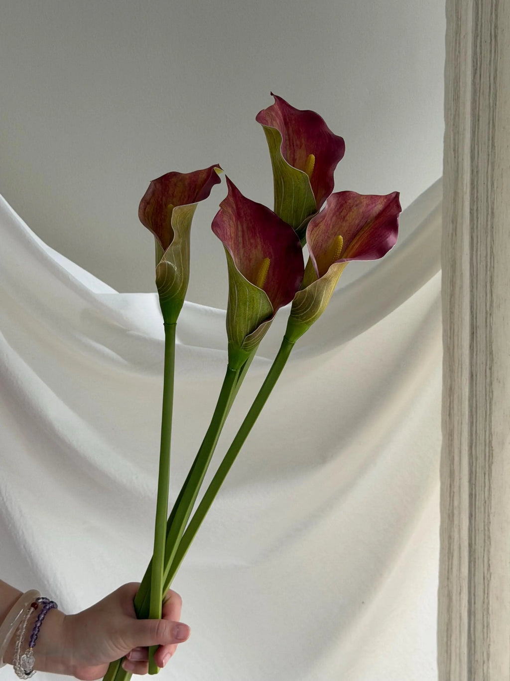 Pink Faux Calla Lily Faux Flower Place