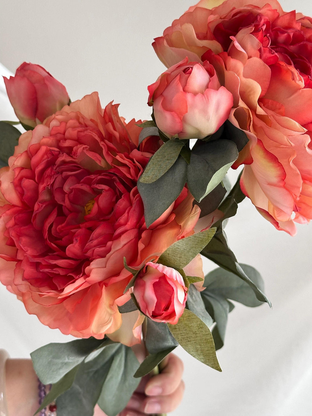 Artificial Peony Flower Stem Faux Flower Place