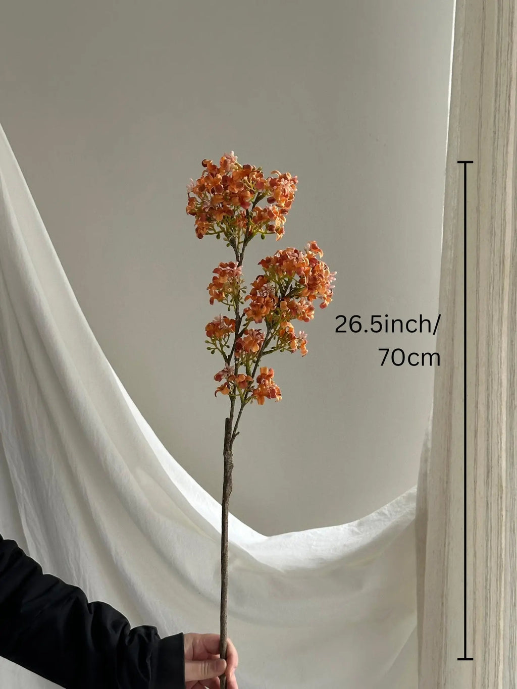 Real Touch Lilac stem, Faux Lilac Branch, Pastel Faux Floral Branch, fake flower arrangements, Pastel Lilac Flower for DIY Wedding Decor Faux Flower Place