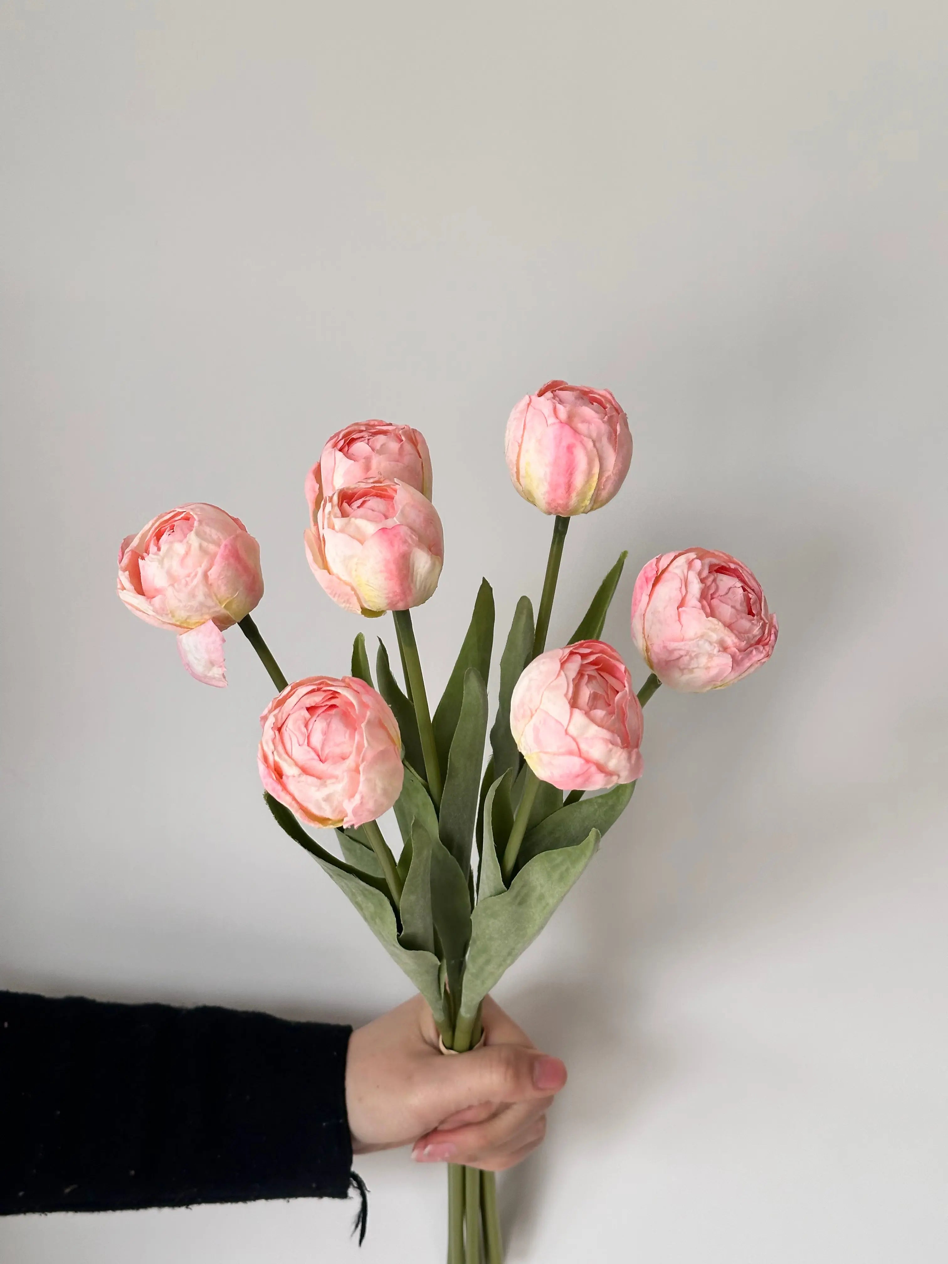 Silk tulip bouquet, artificial tulips stems Celesta Atelier