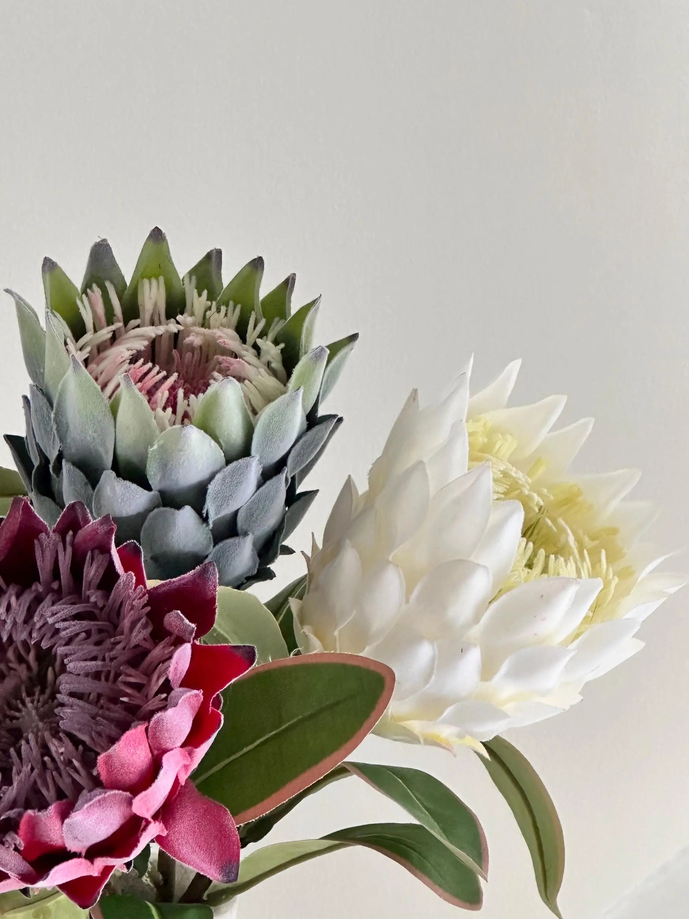 Artificial Protea Stem Faux Flower Place