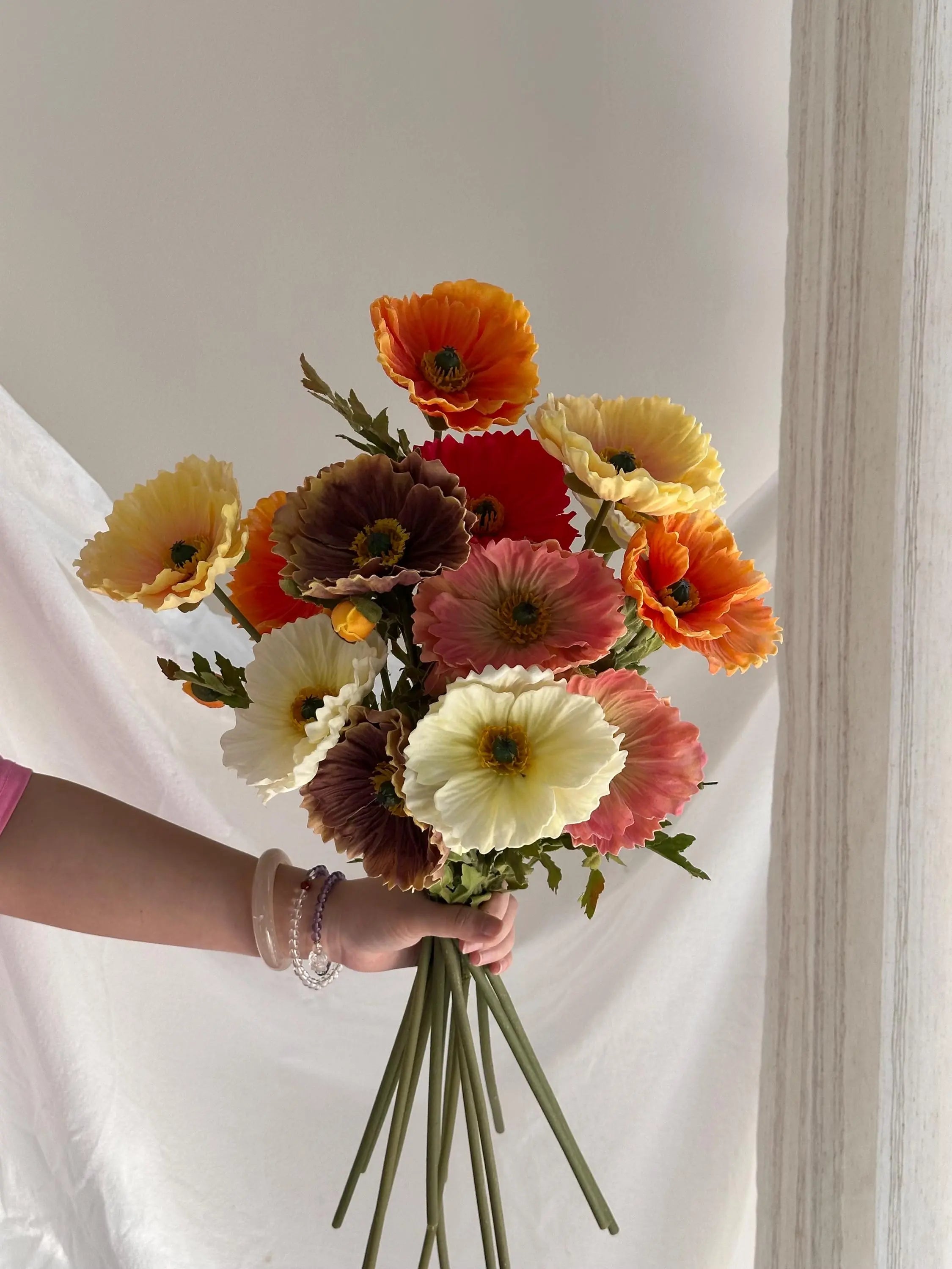 Faux California Poppy Faux Flower Place