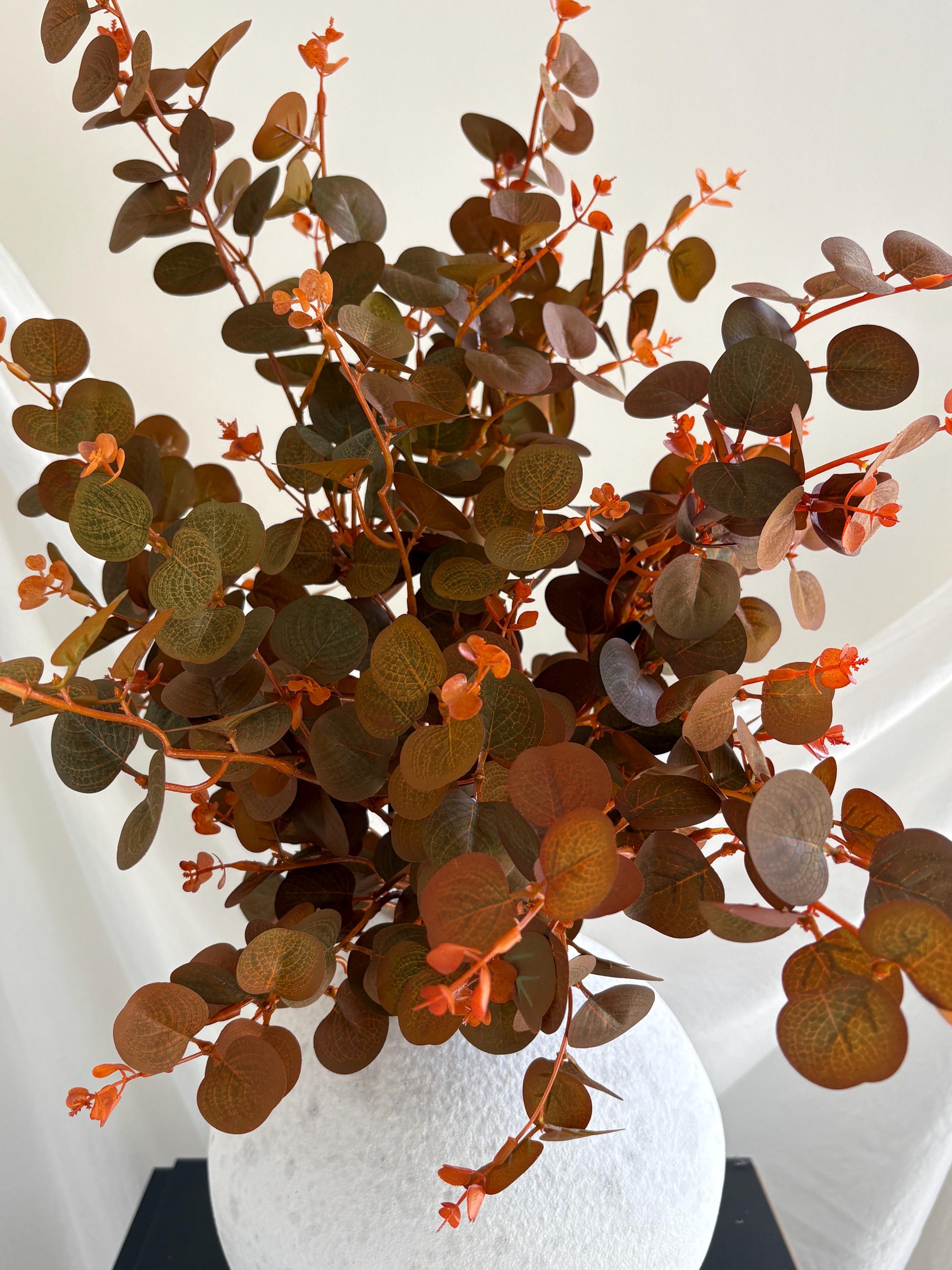 Artificial Purple eucalyptus Branch