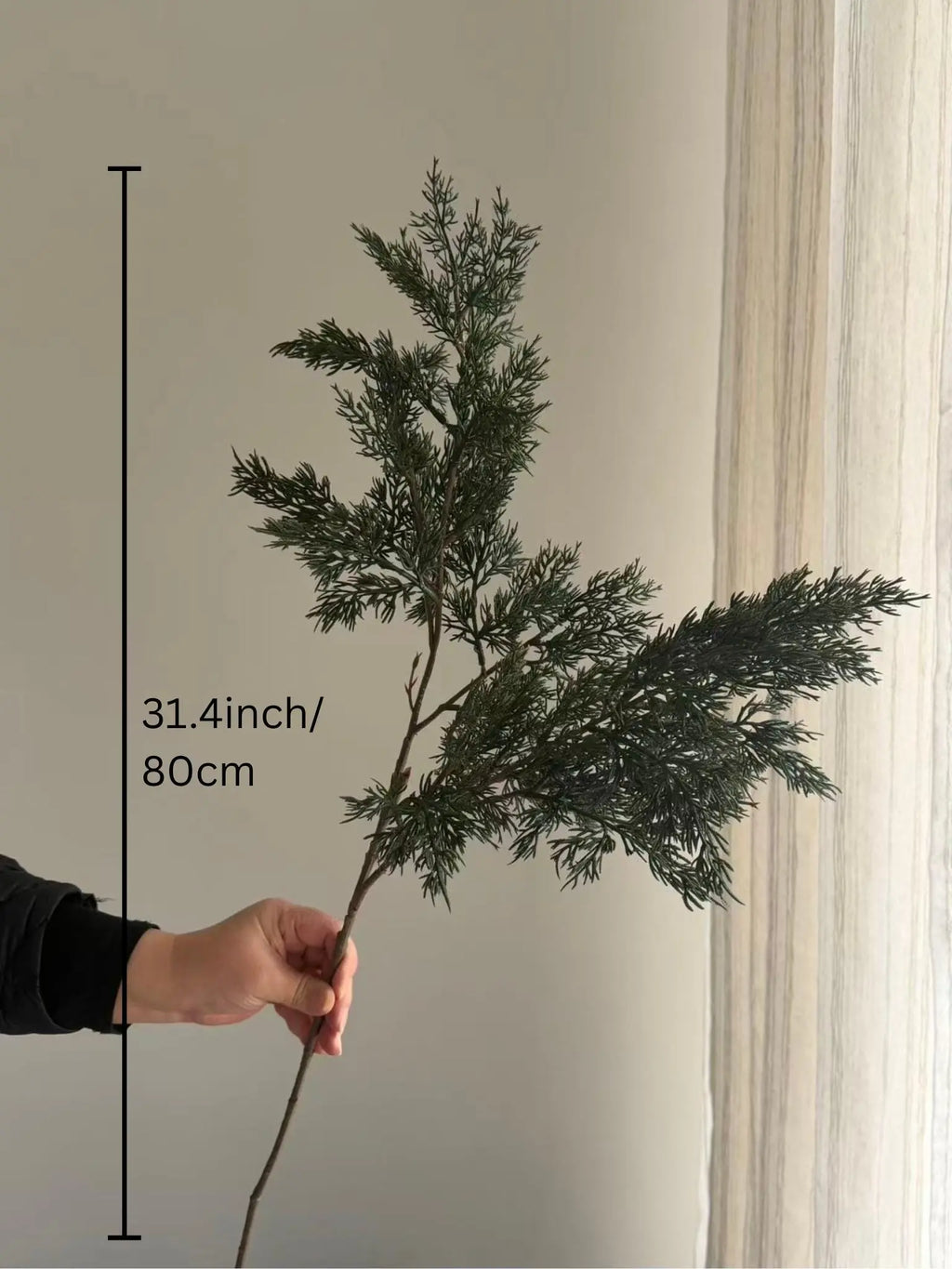 Artificial Winter Cedar Branch Faux Flower Place
