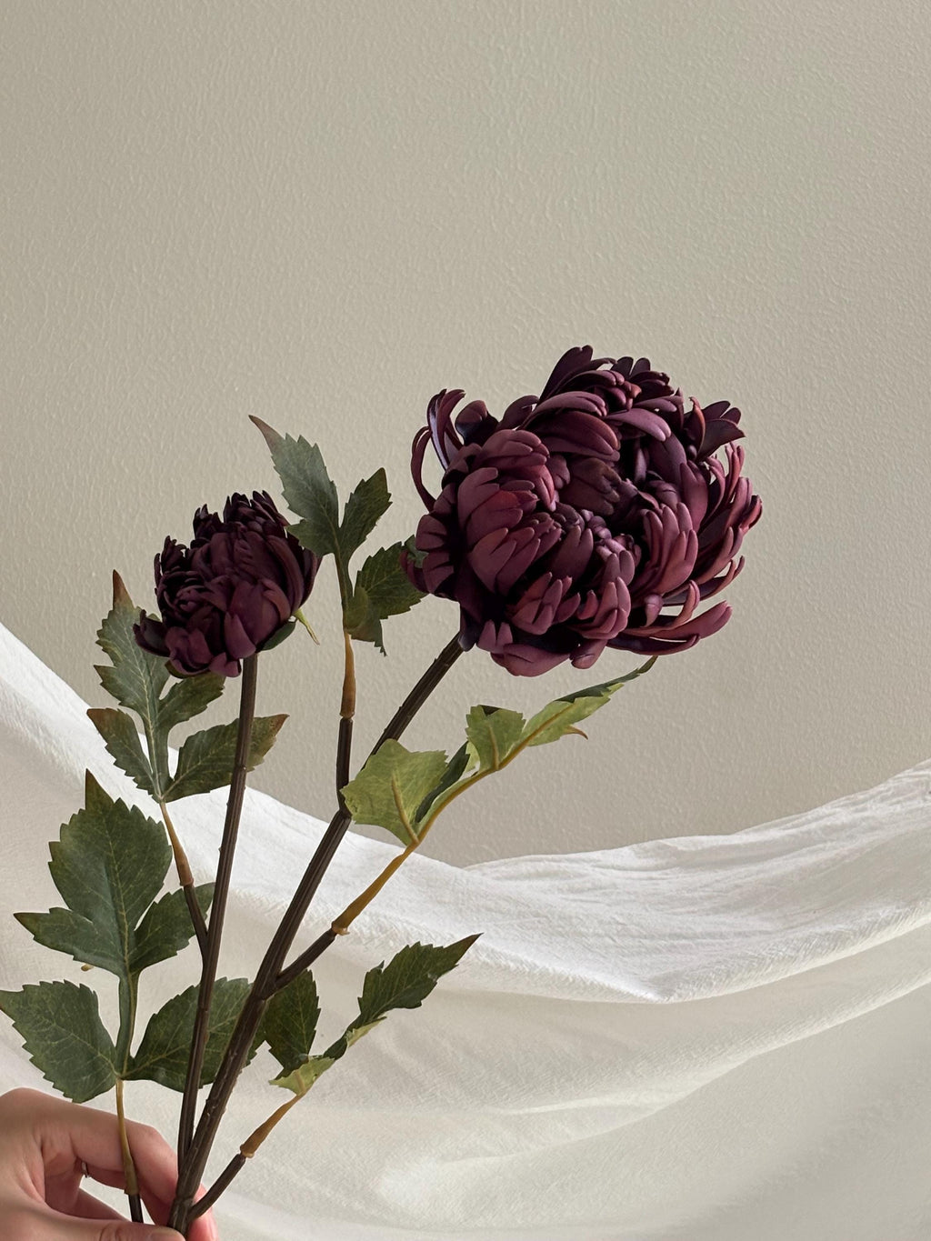 2 Heads Artificial Chrysanthemum