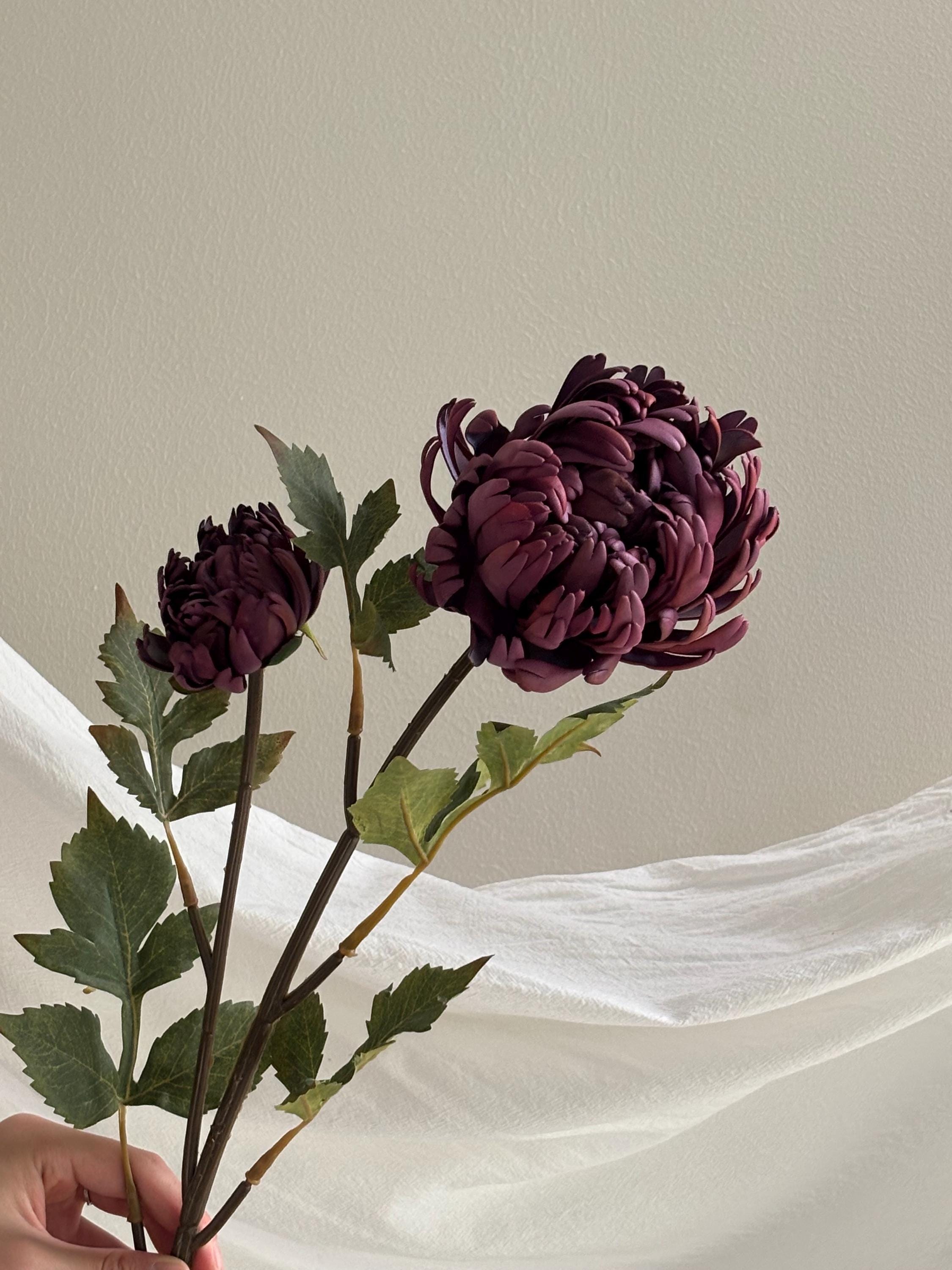2 Heads Artificial Chrysanthemum