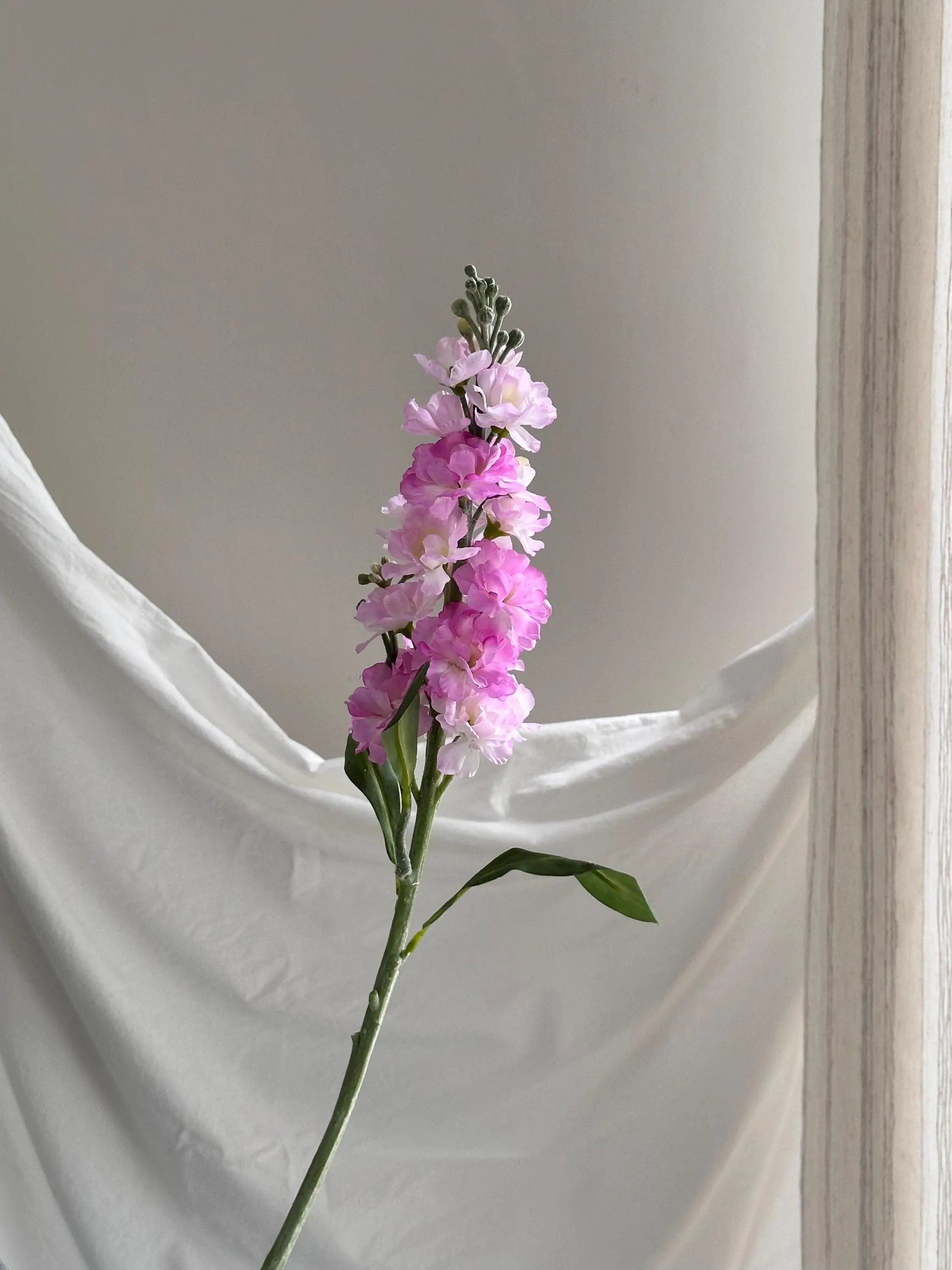Artificial Delphinium Blossom Branch With Buds Faux Flower Place