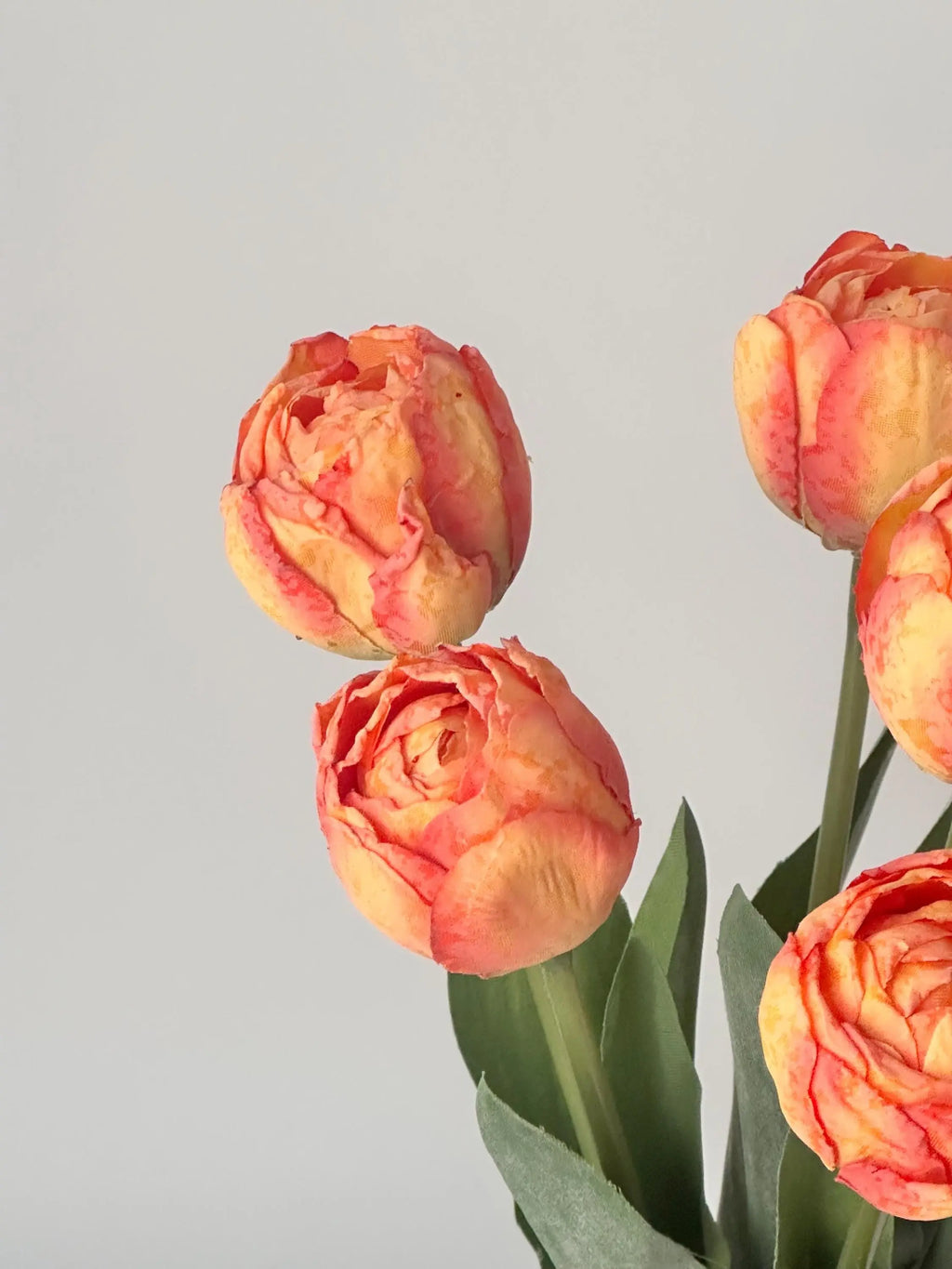 Silk tulip bouquet, artificial tulips stems Celesta Atelier