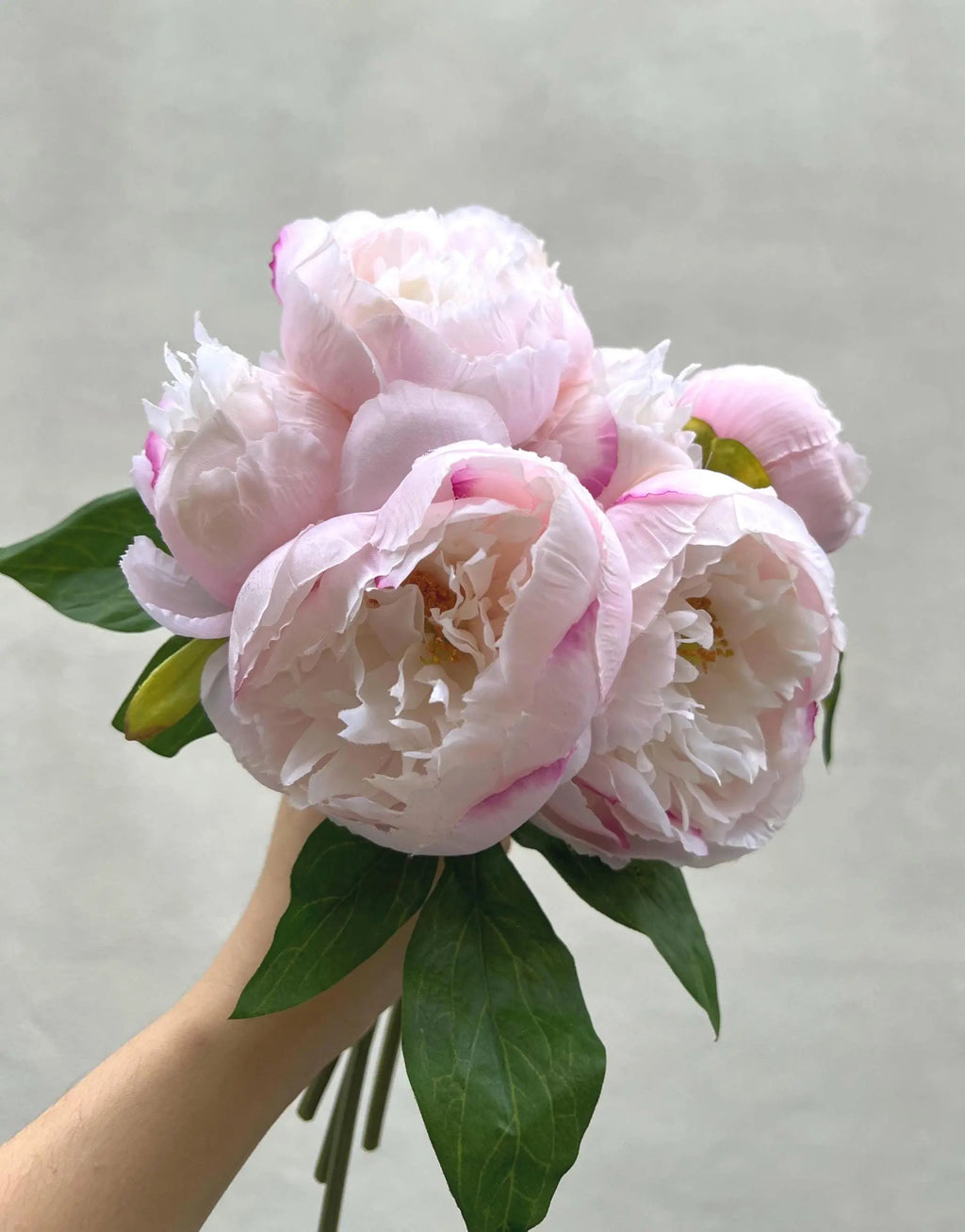 Fake Peony Bundle Real Touch Peony Realistic Faux Flowers For DIY Flowers Wedding Decor Home Decoration Peony Faux Flower Place