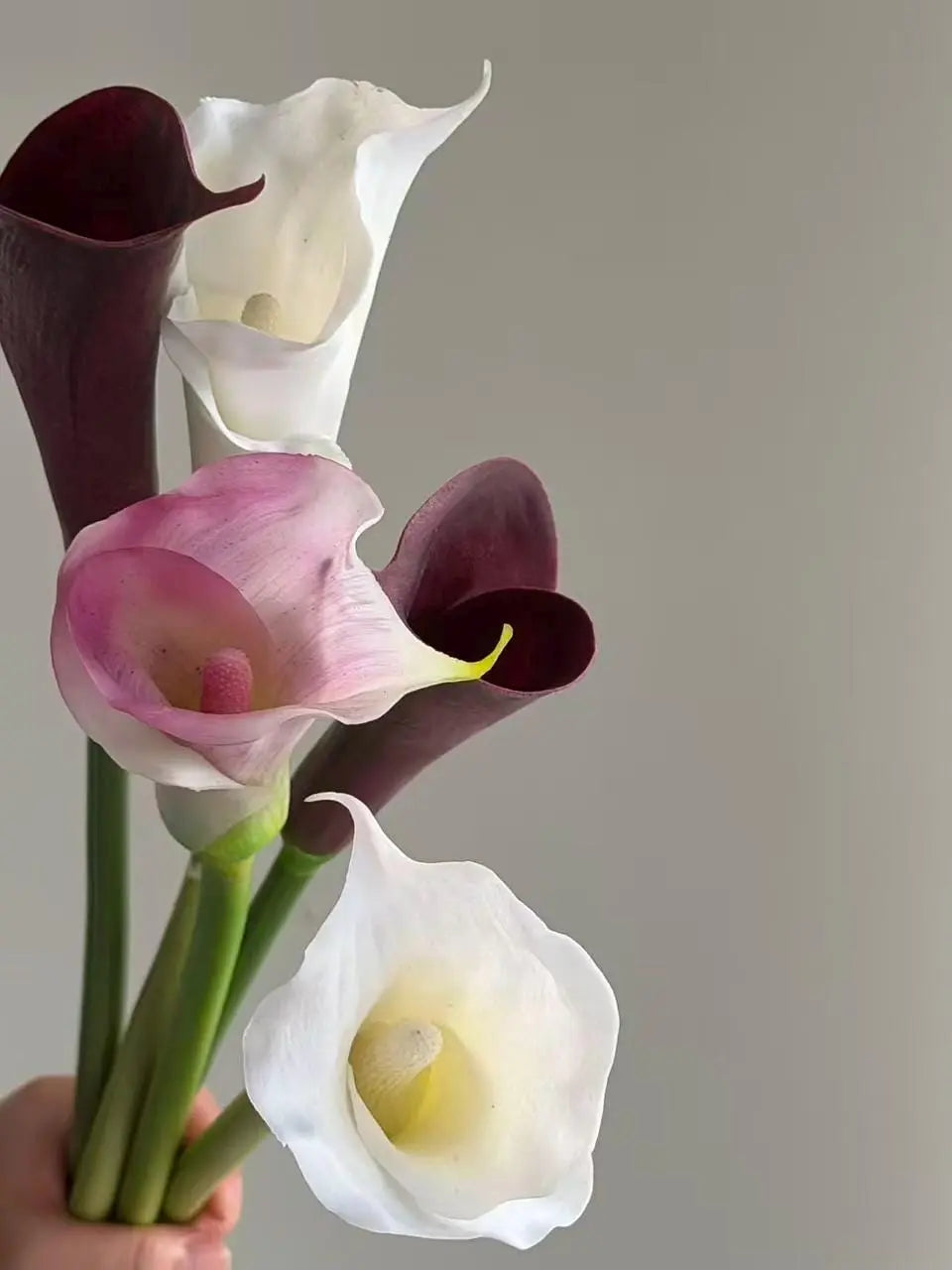 Faux Calla Lily for Bridal Shower, Faux lily of the valley, Calla Lily Bouquets, Wedding Ceremony Aisle Flower for Bride Faux Flower Place