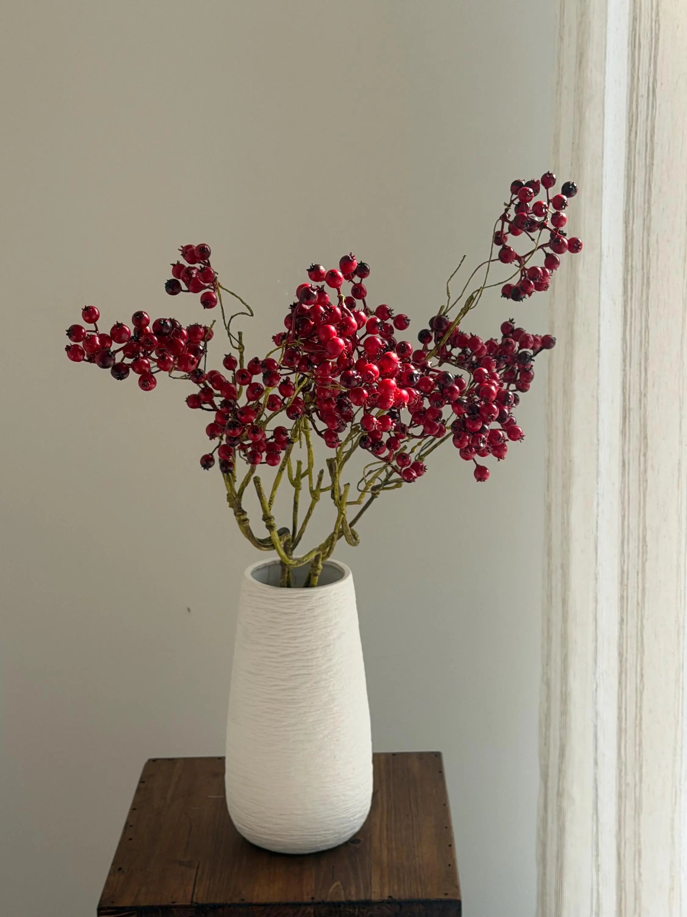 Faux Cranberry Branch Celesta Atelier