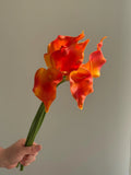 Faux Calla Lily bouquet for Bridal Shower, 6pc Artificial lily of the valley, Mini Calla Lily Bouquet,Wedding Ceremony Flower for Bride Faux Flower Place