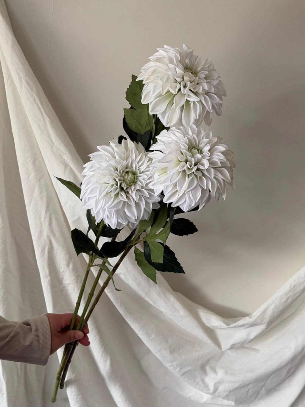 Large Artificial Dahlia Faux Flower Place