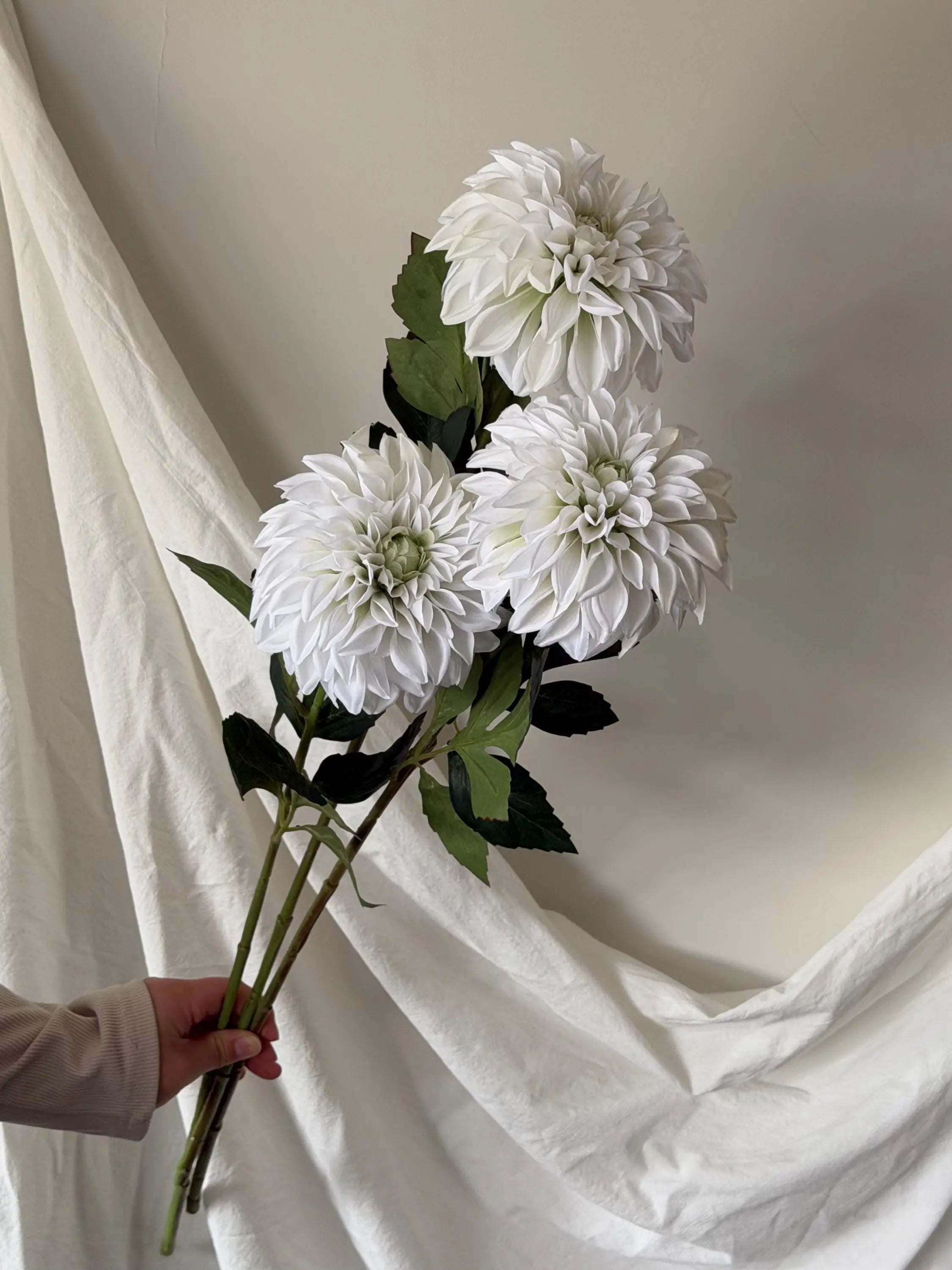 Large Artificial Dahlia Faux Flower Place