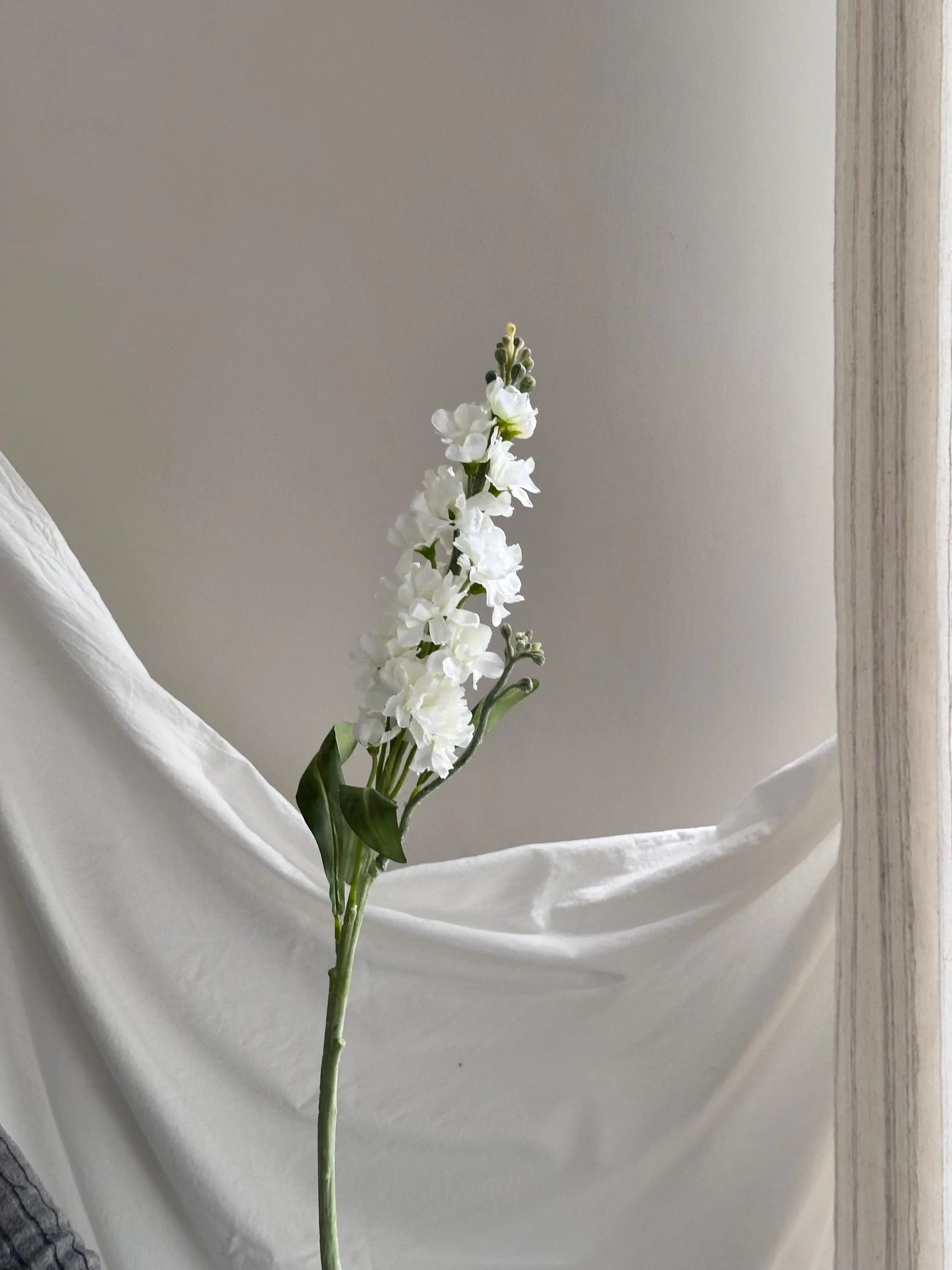 Artificial Delphinium Blossom Branch With Buds Faux Flower Place