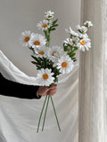 Faux Daisy Stem, Artificial Chamomile Faux Flower Place