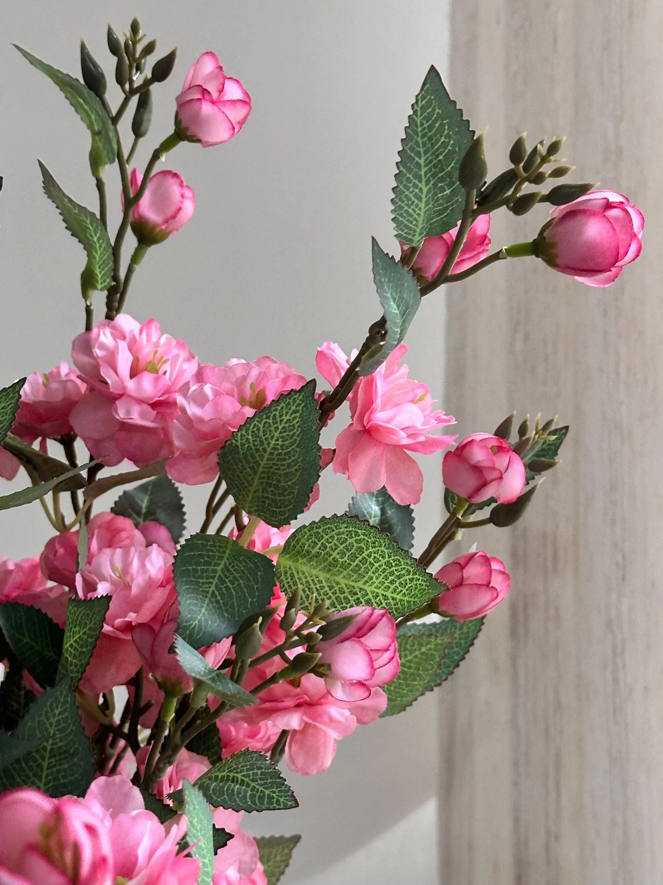 Long Stem Artificial Camellia (Pack of 3) Faux Flower Place