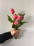 Fake tulip bouquest,artificial tulips,Real touch tulip,fake floral arrangements, faux tulips for Mothers Day gift, Easter home decor Faux Flower Place