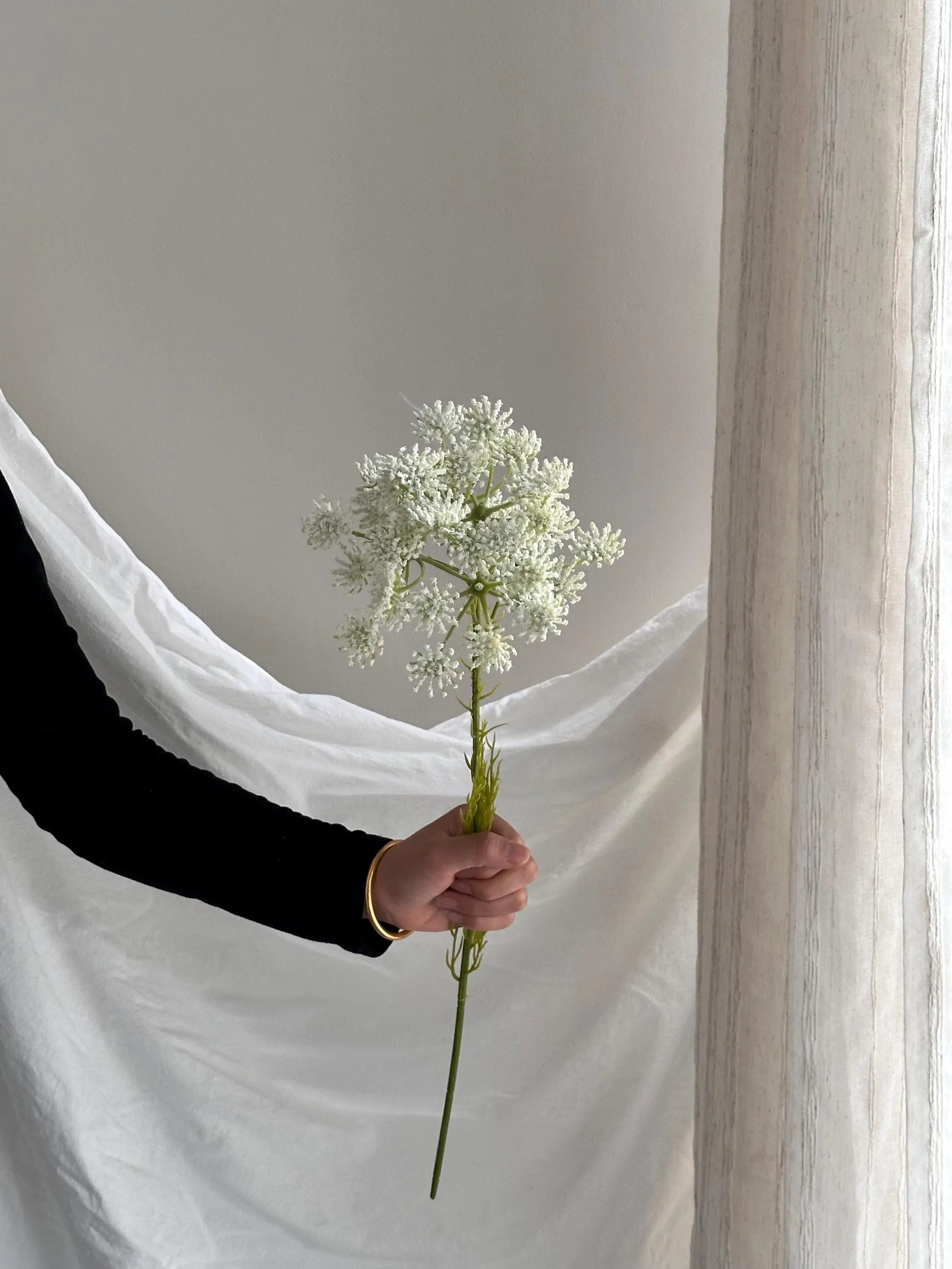 Artificial Queen Annes Lace Stem Faux Flower Place