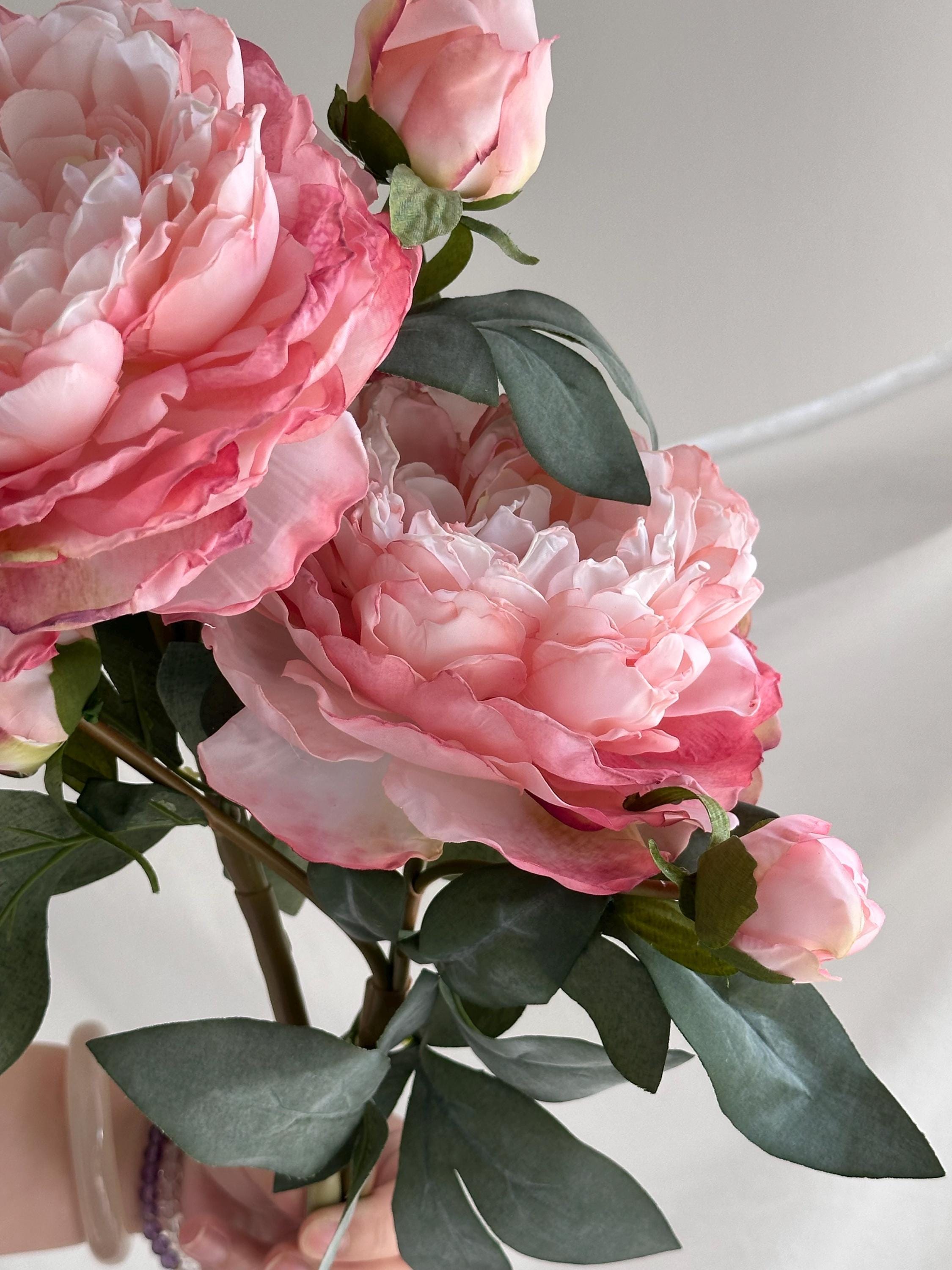 Artificial Peony Flower Stem Faux Flower Place