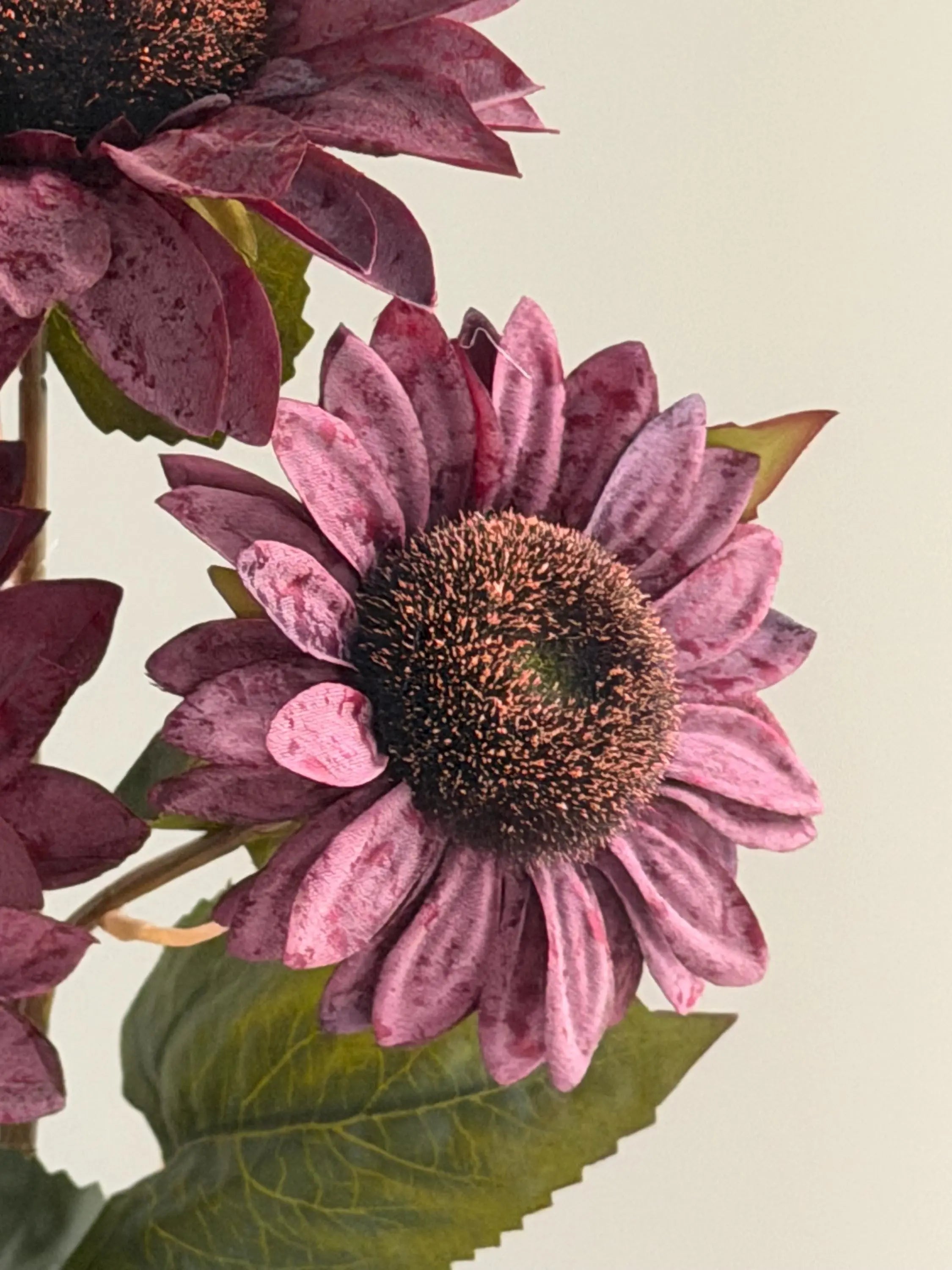 3 Heads Real Touch Sunflowers, Artificial Floral Arrangement, Farmhouse Home Decor, Spring Summer Bouquet Faux Flower Place