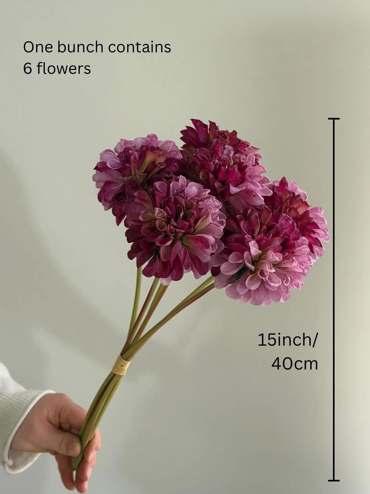 Faux Dahlia bouquets Celesta Atelier