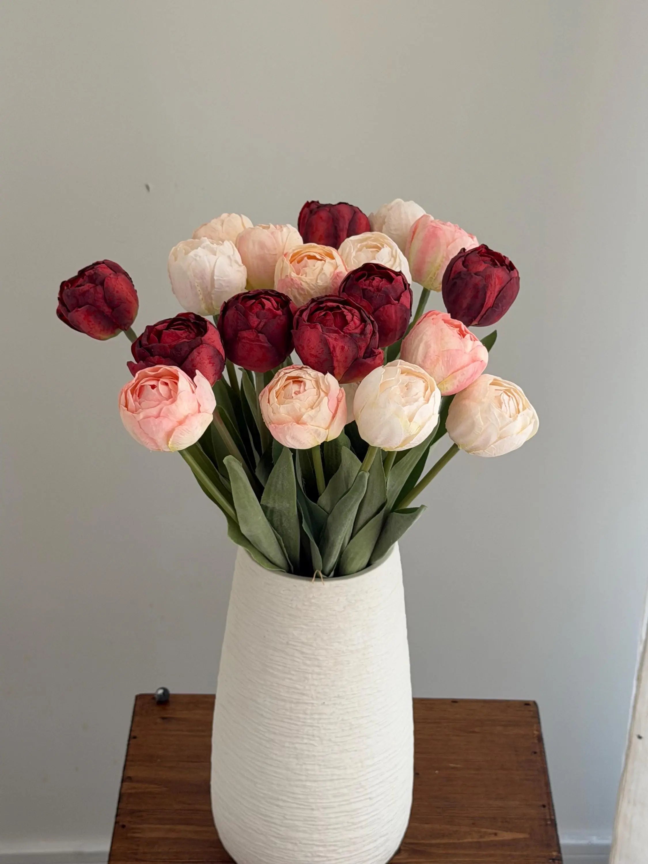 Silk tulip bouquet, artificial tulips stems Celesta Atelier