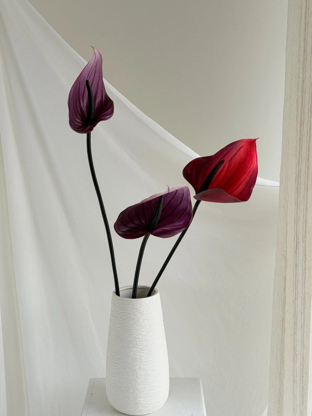Artificial Anthurium Stems Faux Flower Place