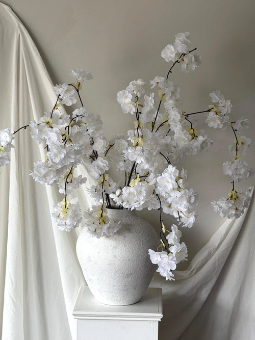 Real Touch Silk Cherry Blossom Stems (Pack of 3), Spring Floral Arrangement, Baby Shower flowers, Faux Cherry Blossom, drapey flowers Faux Flower Place