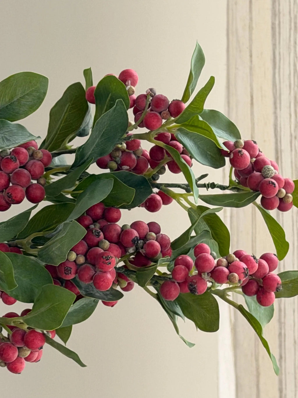 Long Stems Berries Spray, Faux BlueBerry Bush Celesta Atelier