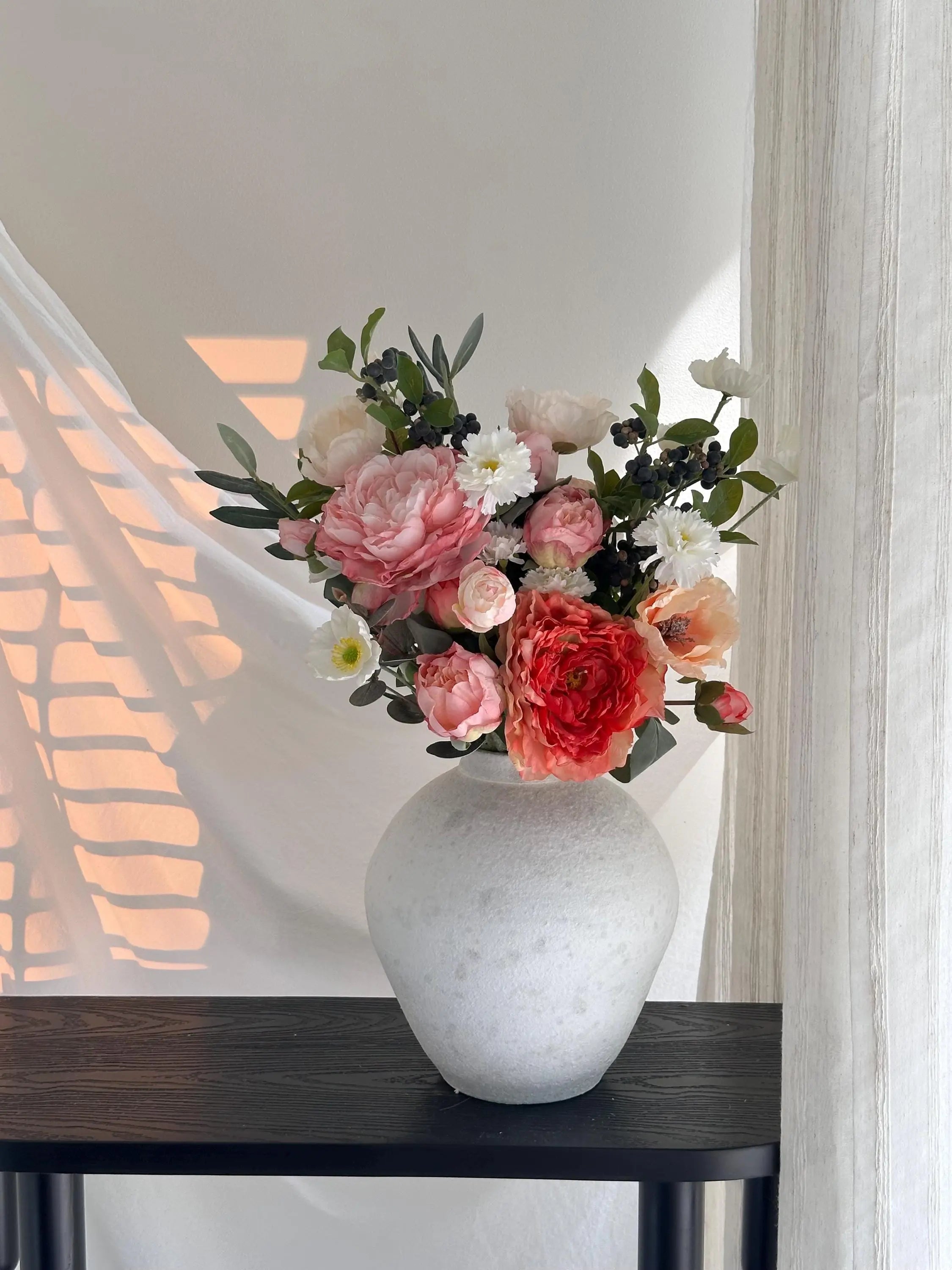 Artificial Peony Bouquet Faux Flower Place