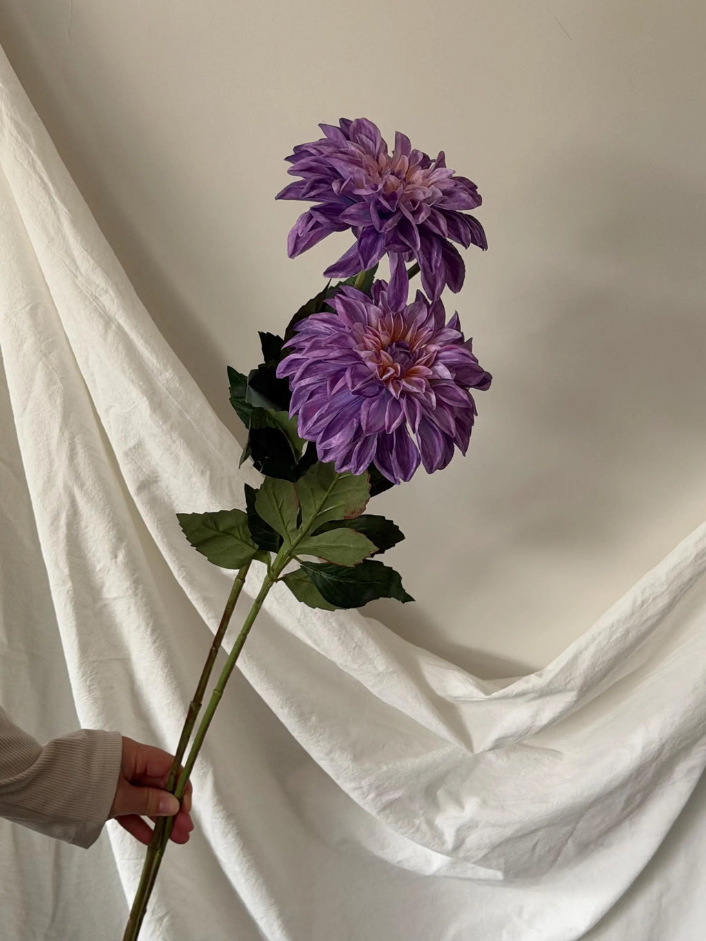 Large Artificial Dahlia Faux Flower Place