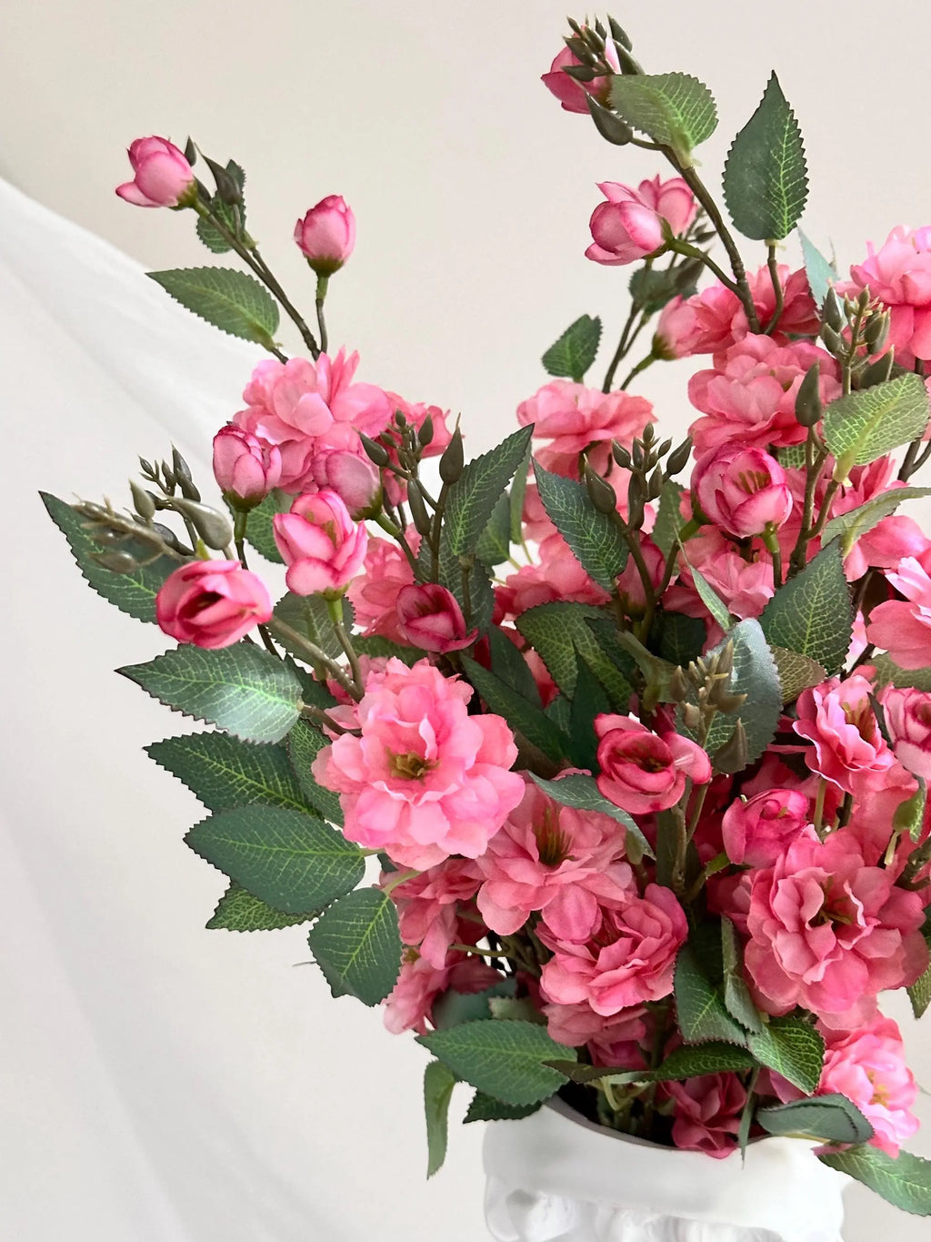 Long Stem Artificial Camellia (Pack of 3) Faux Flower Place