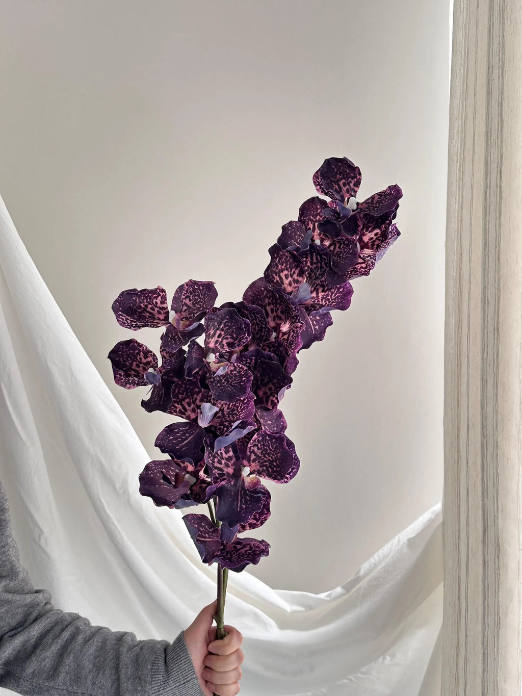 Artificial Psychedelic Phalaenopsis Orchid Faux Flower Place