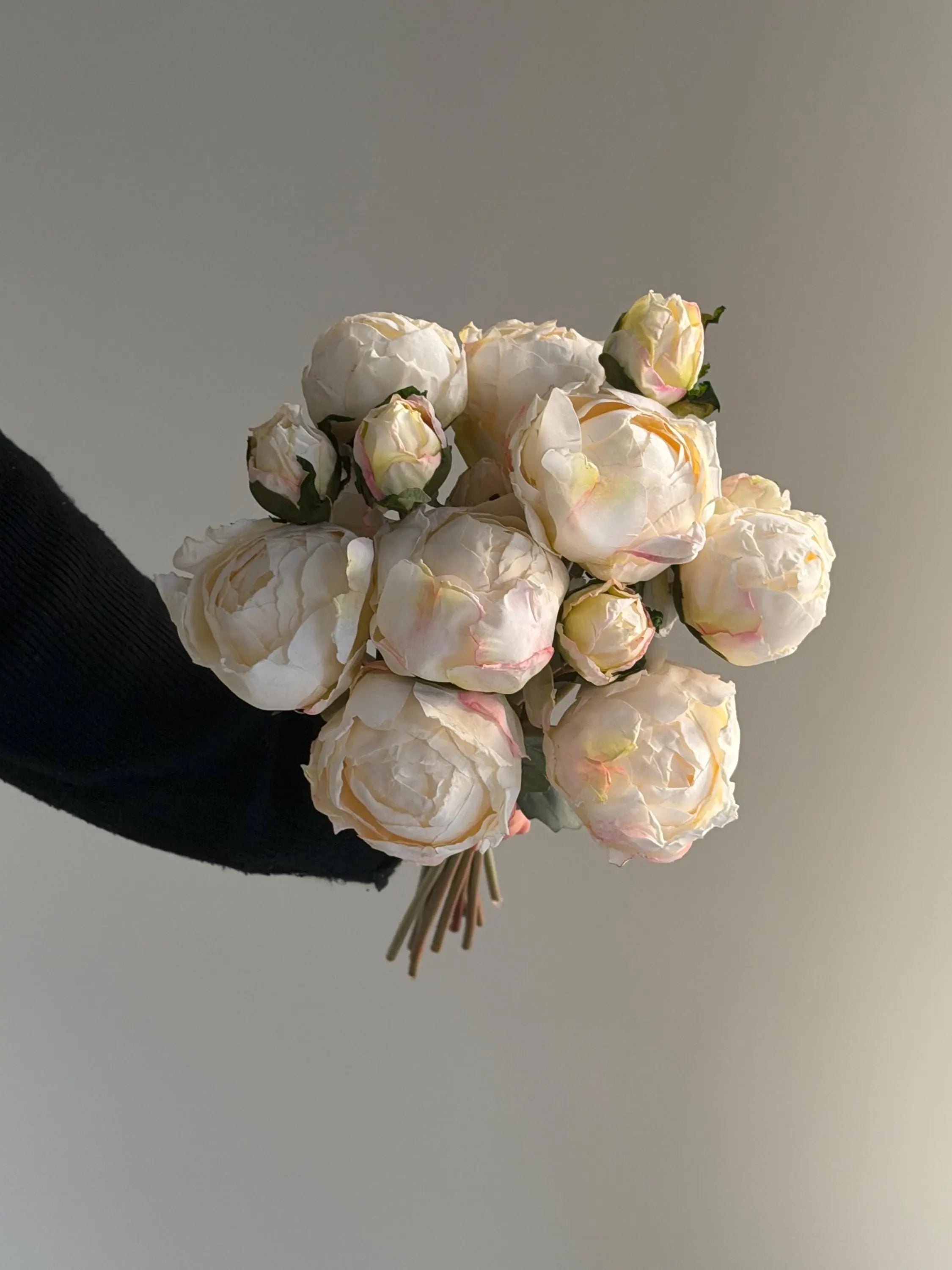 Fake Peony bouquet, Real Touch Faux Peony Celesta Atelier