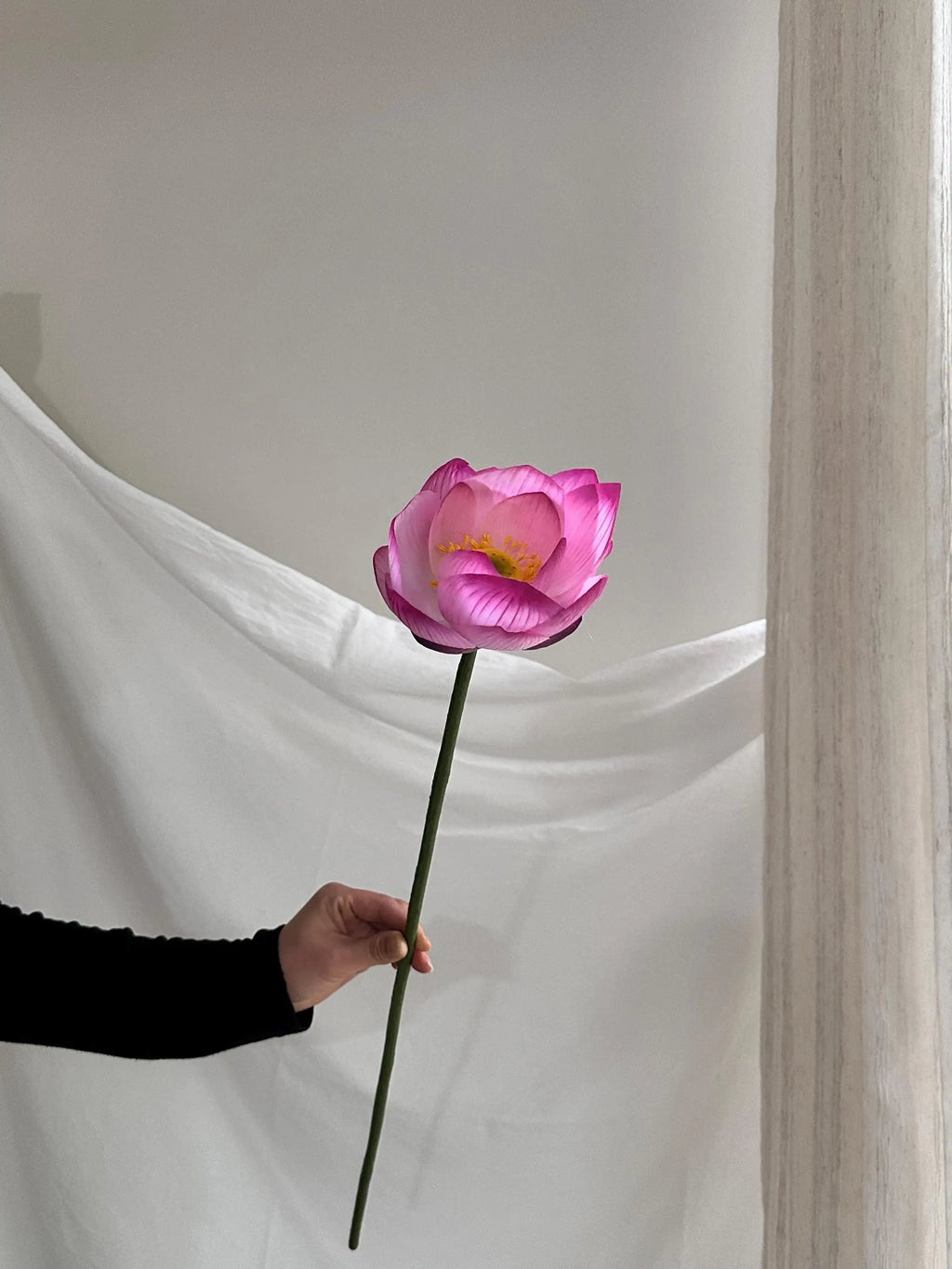 Artificial Lotus Flower stem Faux Flower Place