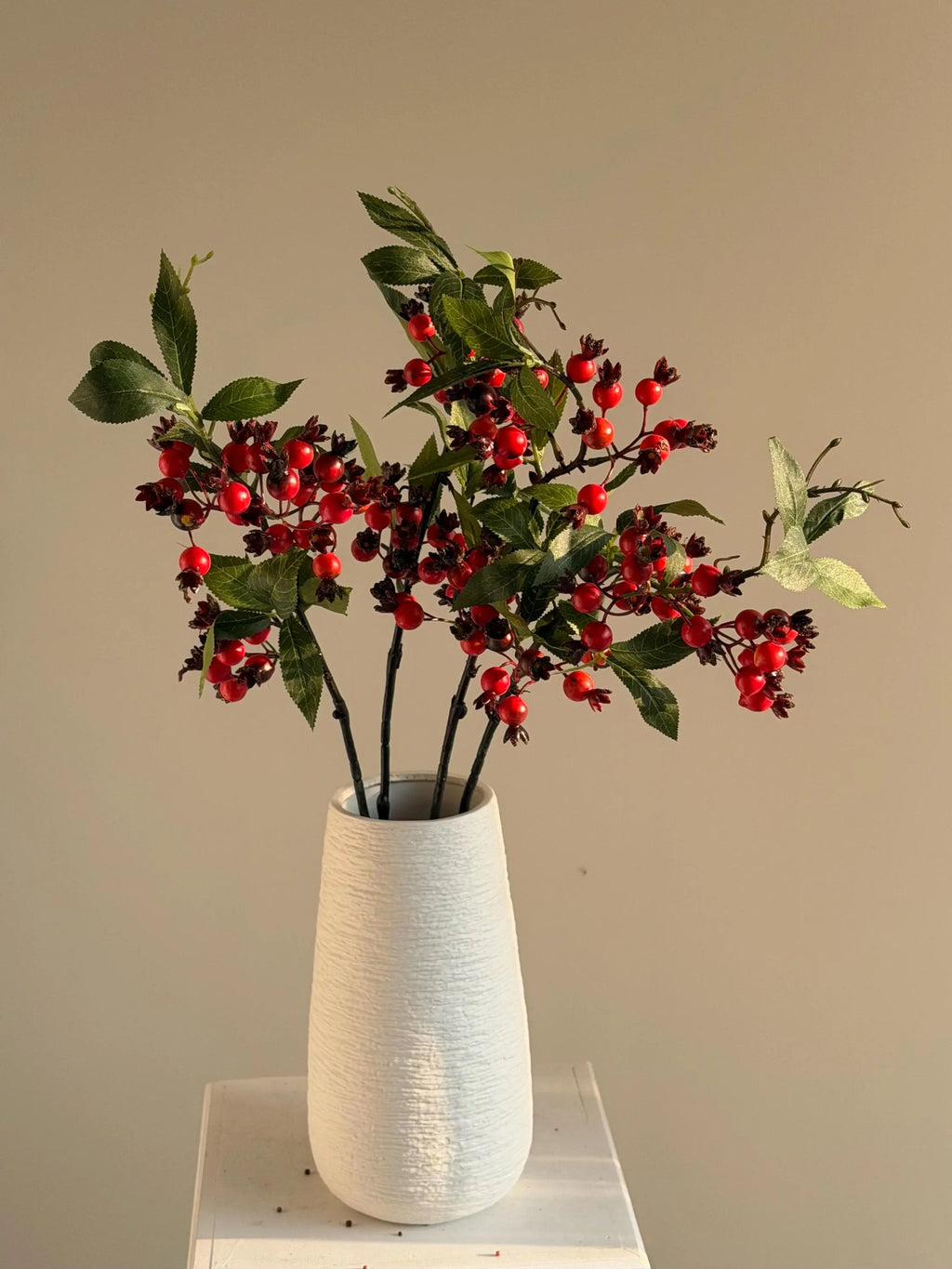 Mini Faux Pomegranate Branch Celesta Atelier