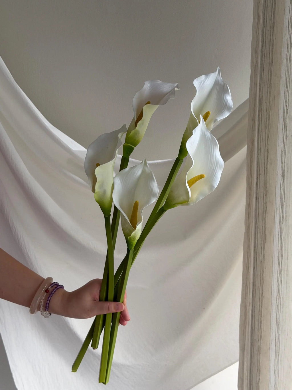 Pink Faux Calla Lily Faux Flower Place