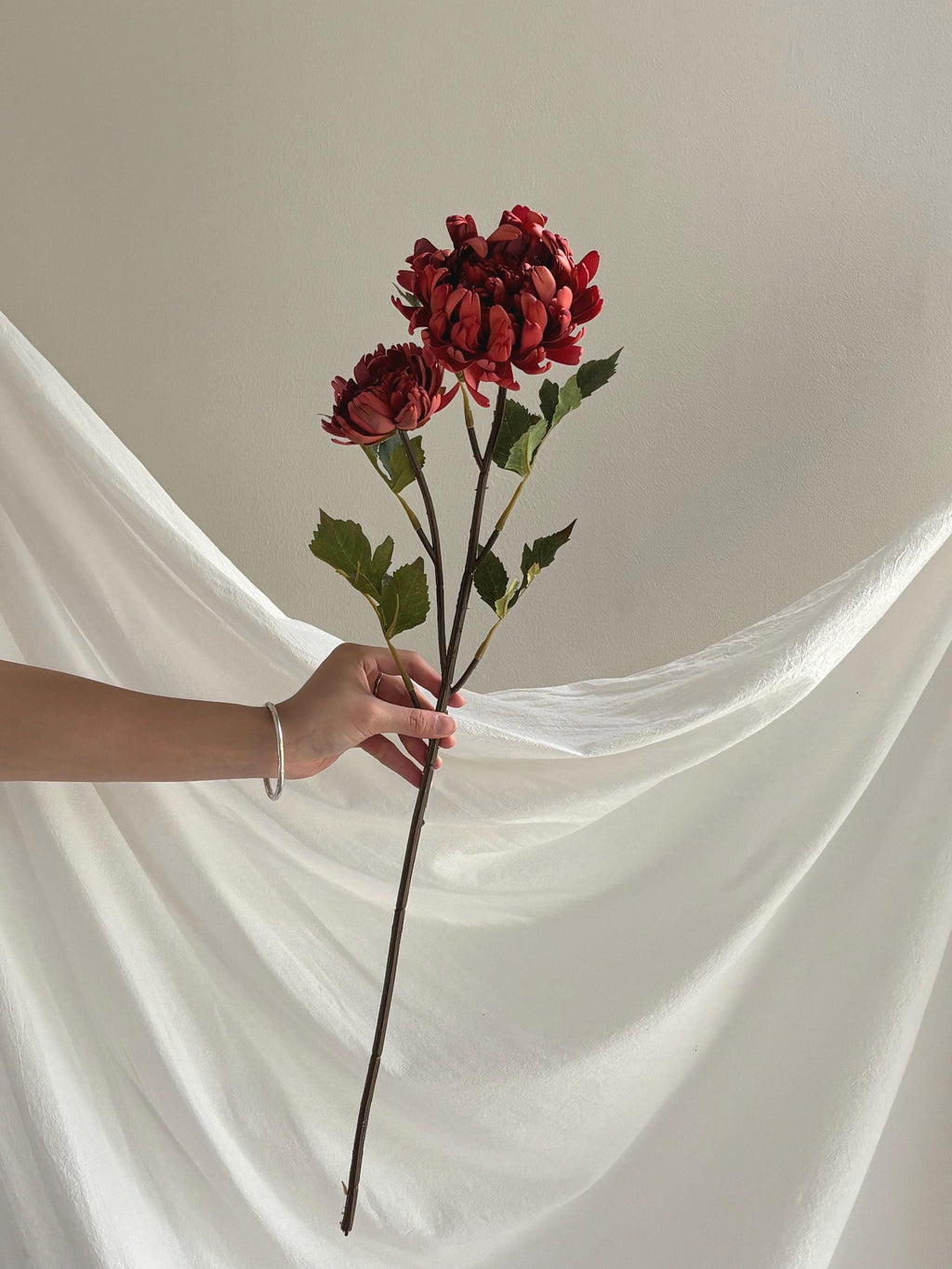 2 Heads Artificial Chrysanthemum