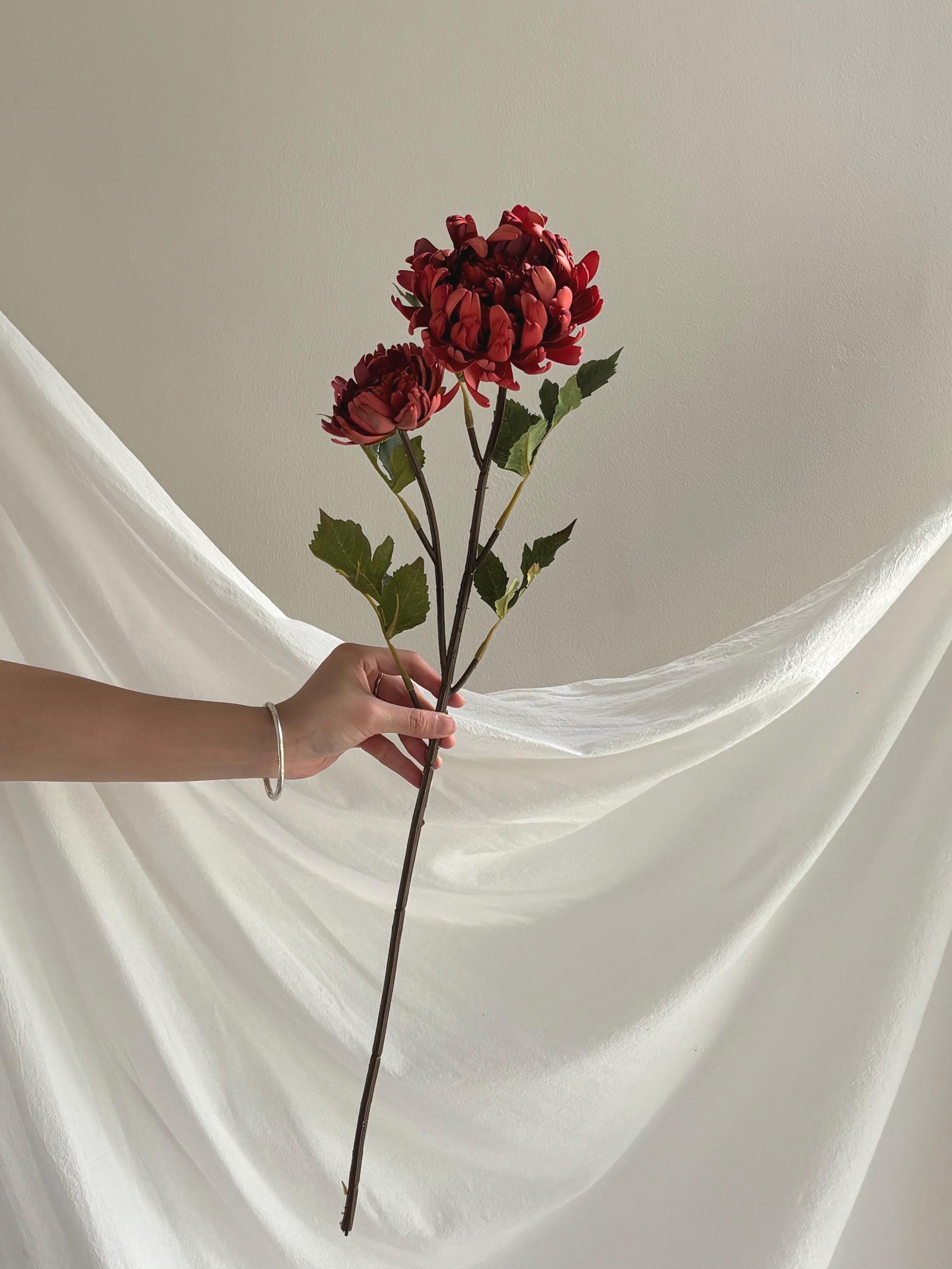 2 Heads Artificial Chrysanthemum