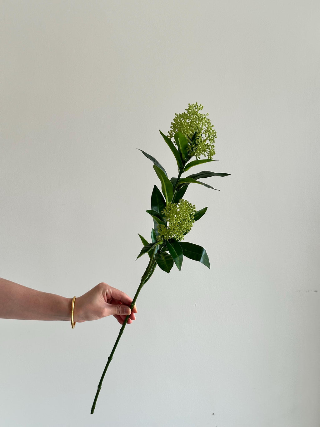 28" Artificial Seeded Branch Green, Real Touch Artificial Plant, DIY Wedding/Home Decoration/Gifts for Mum, Holiday Decorations Faux Flower Place