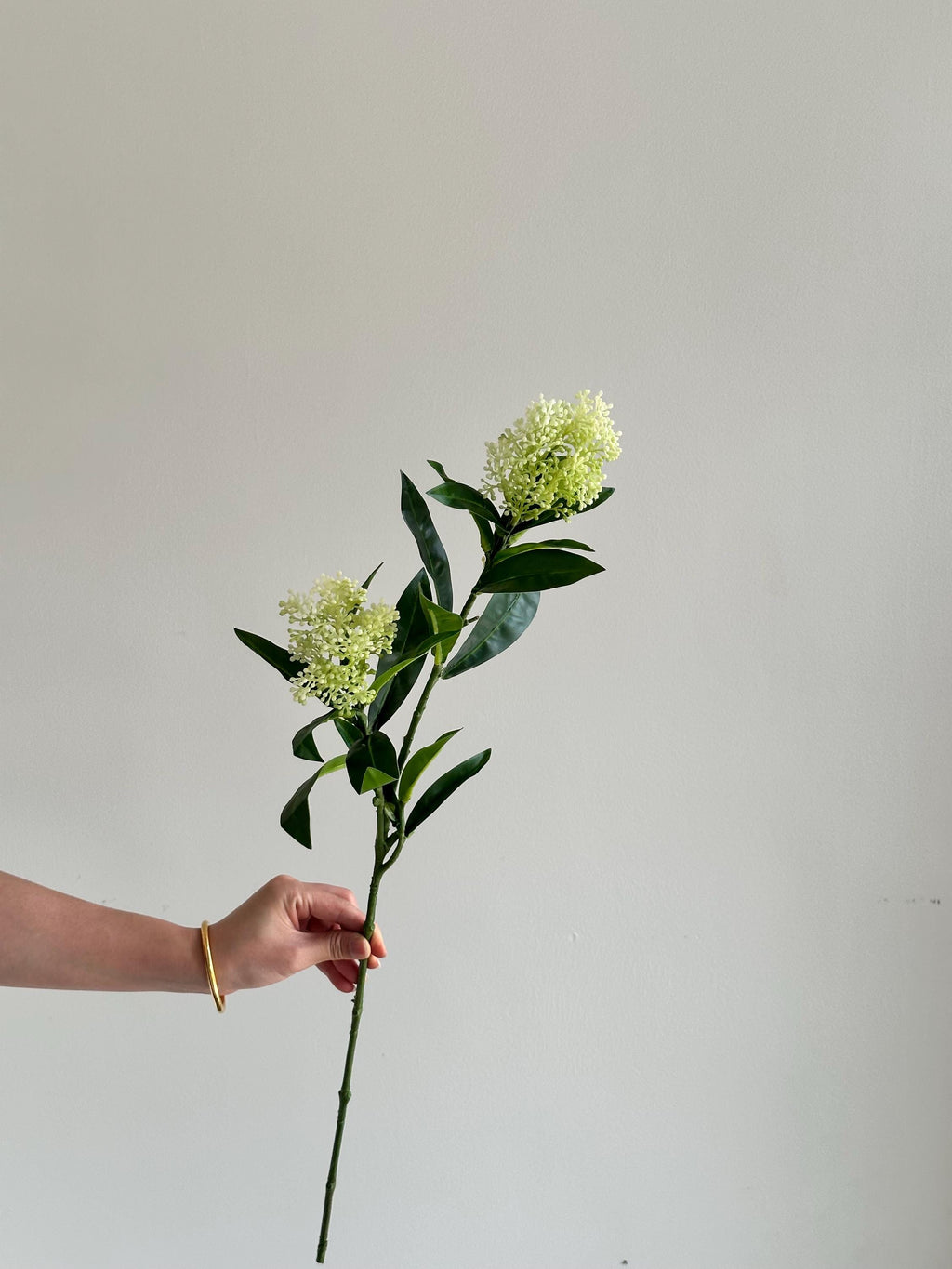 28" Artificial Seeded Branch Green, Real Touch Artificial Plant, DIY Wedding/Home Decoration/Gifts for Mum, Holiday Decorations Faux Flower Place