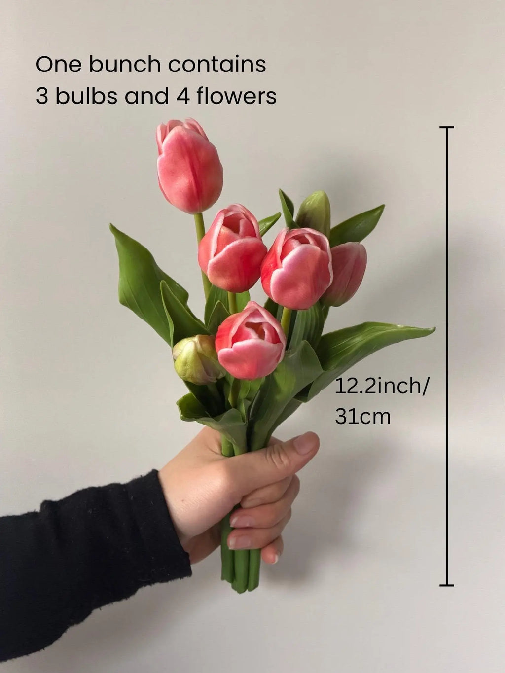 Fake tulip bouquest,artificial tulips,Real touch tulip,fake floral arrangements, faux tulips for Mothers Day gift, Easter home decor Faux Flower Place