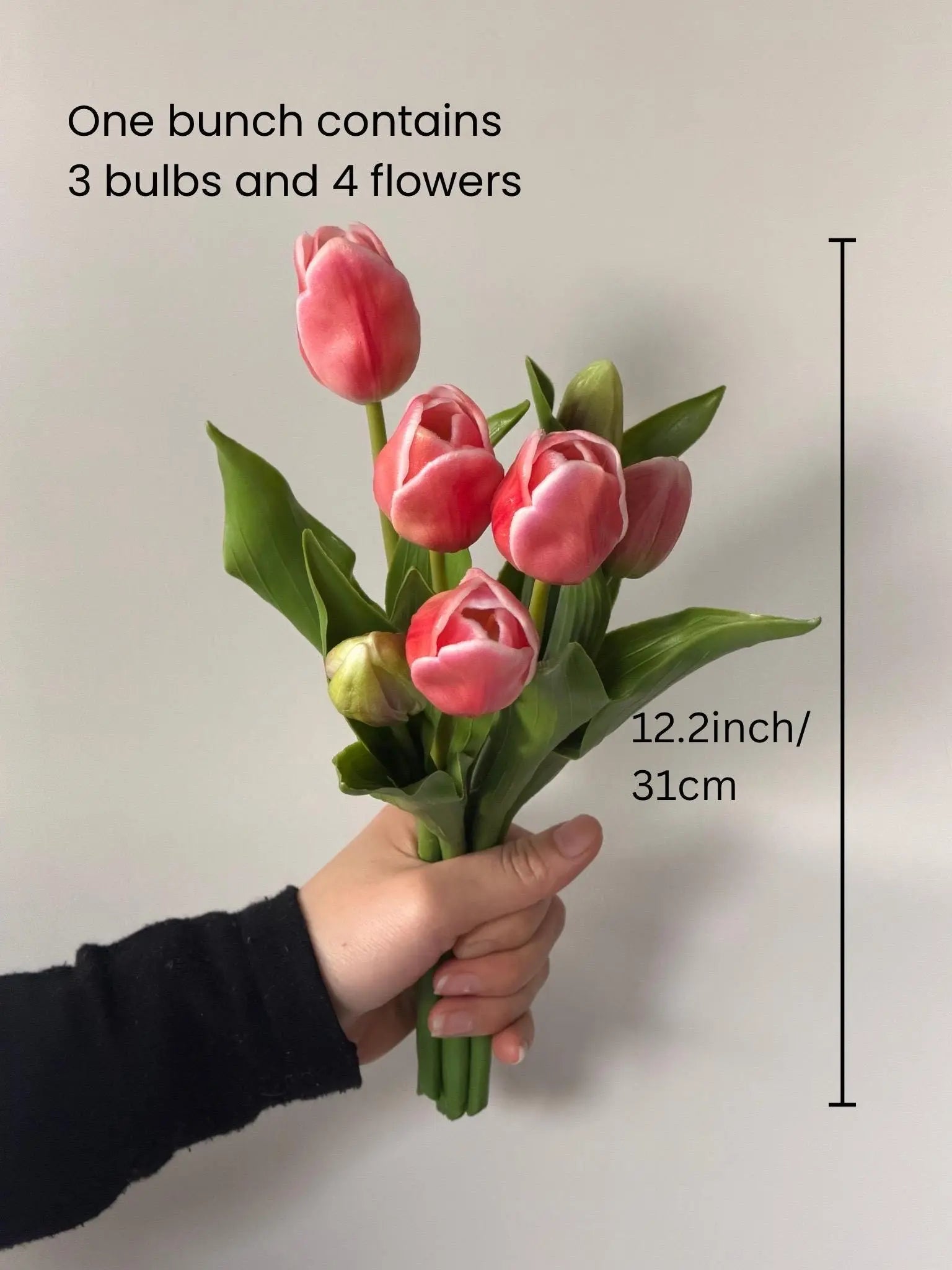 Fake tulip bouquest,artificial tulips,Real touch tulip,fake floral arrangements, faux tulips for Mothers Day gift, Easter home decor Faux Flower Place