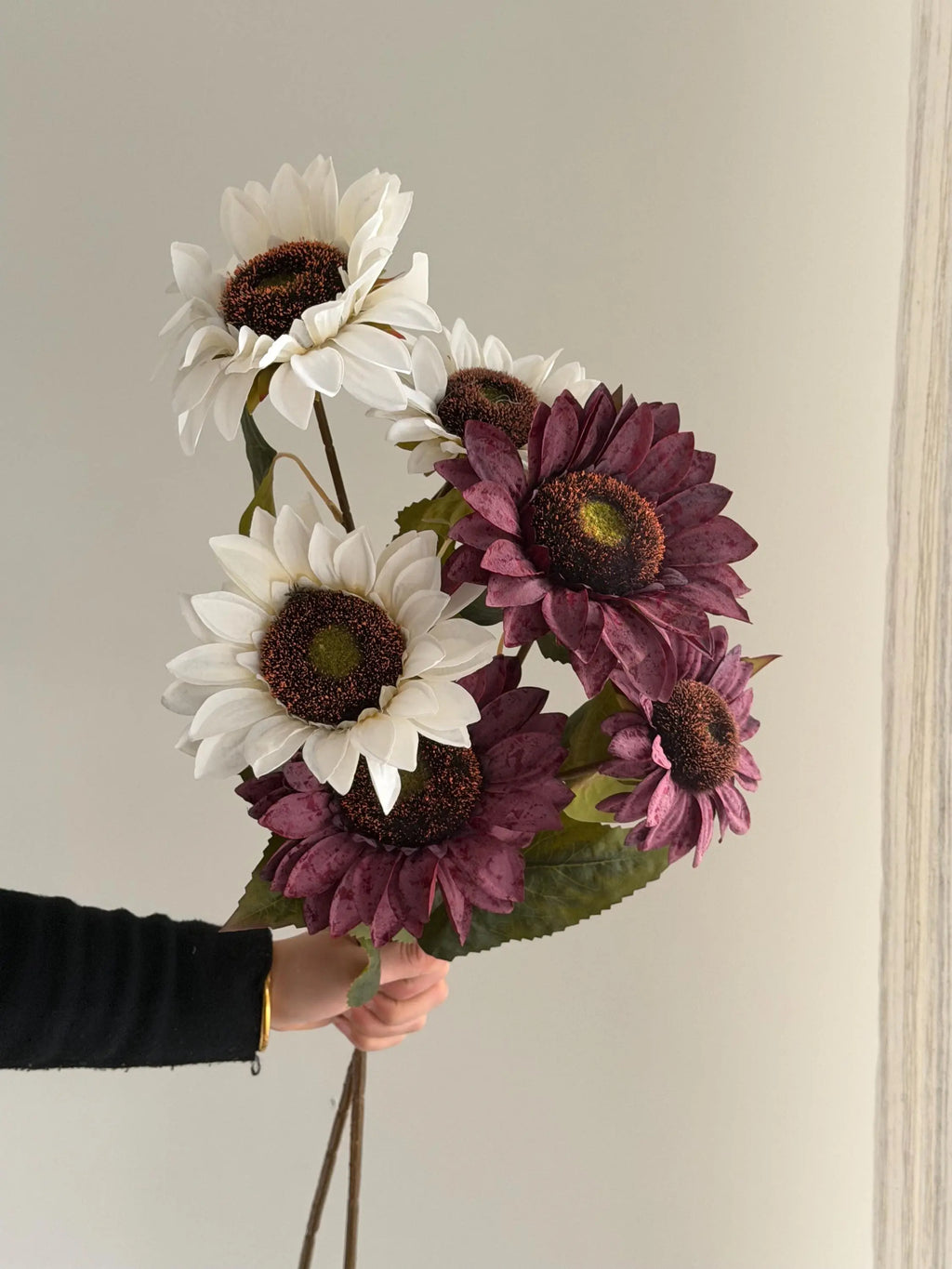 Real Touch White Sunflowers Celesta Atelier