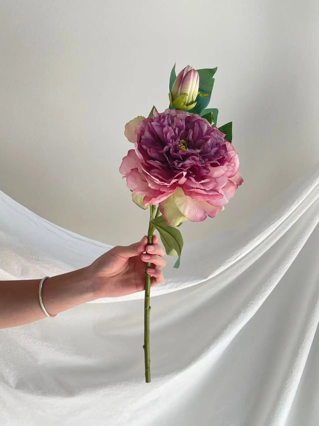 Faux Peony Flower