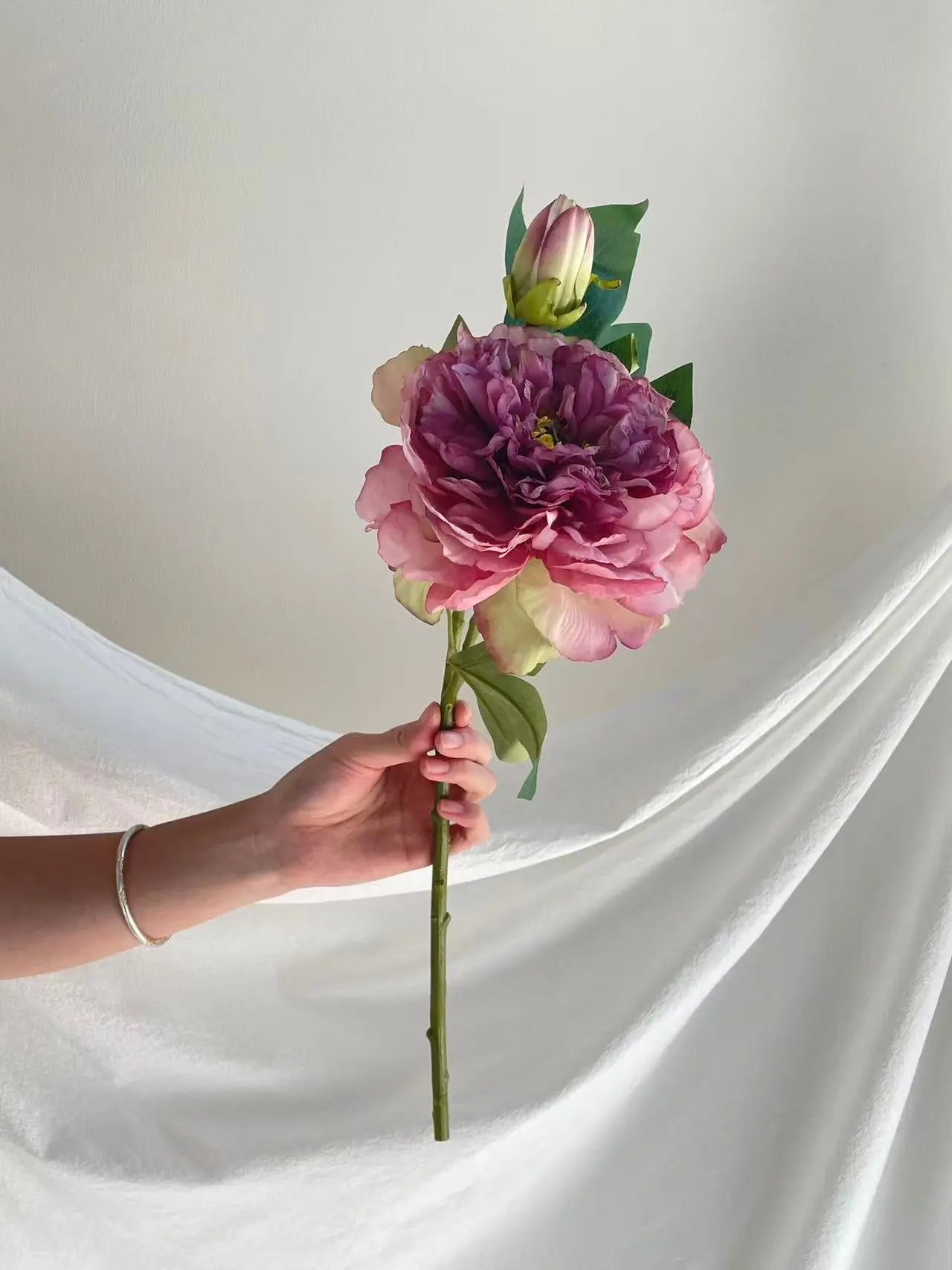 Faux Peony Flower