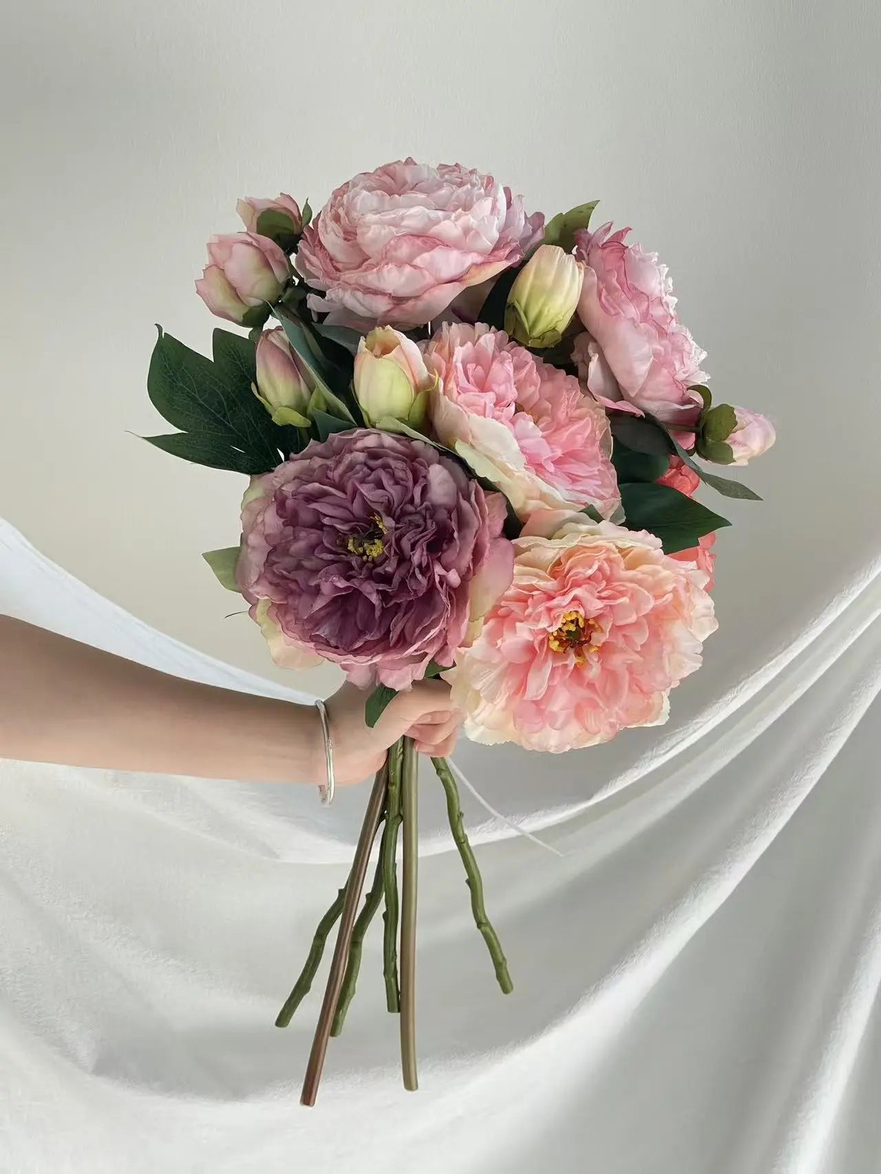 Faux Peony Flower